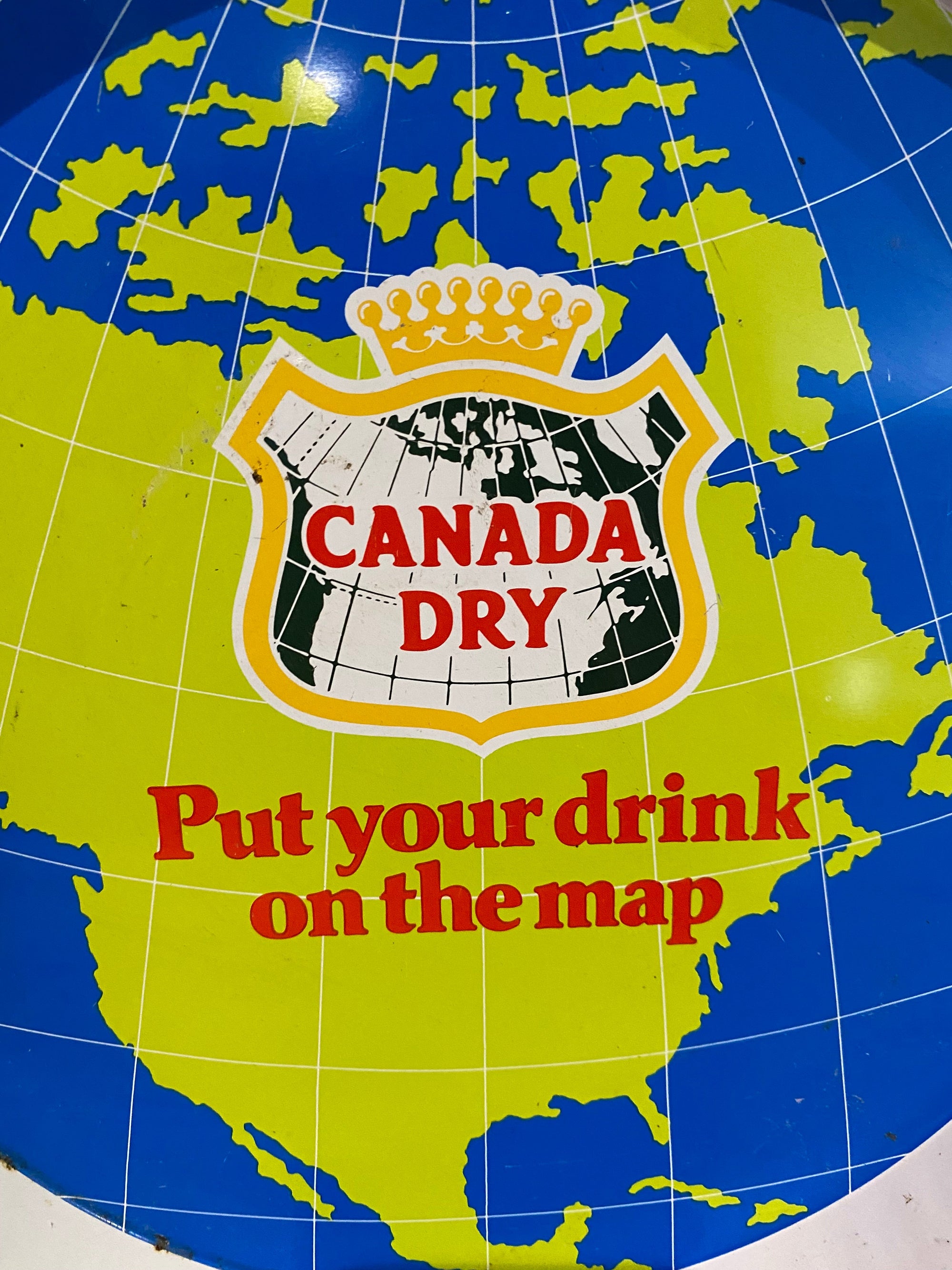 Vintage Canada Dry Drinks Tray, Collectable