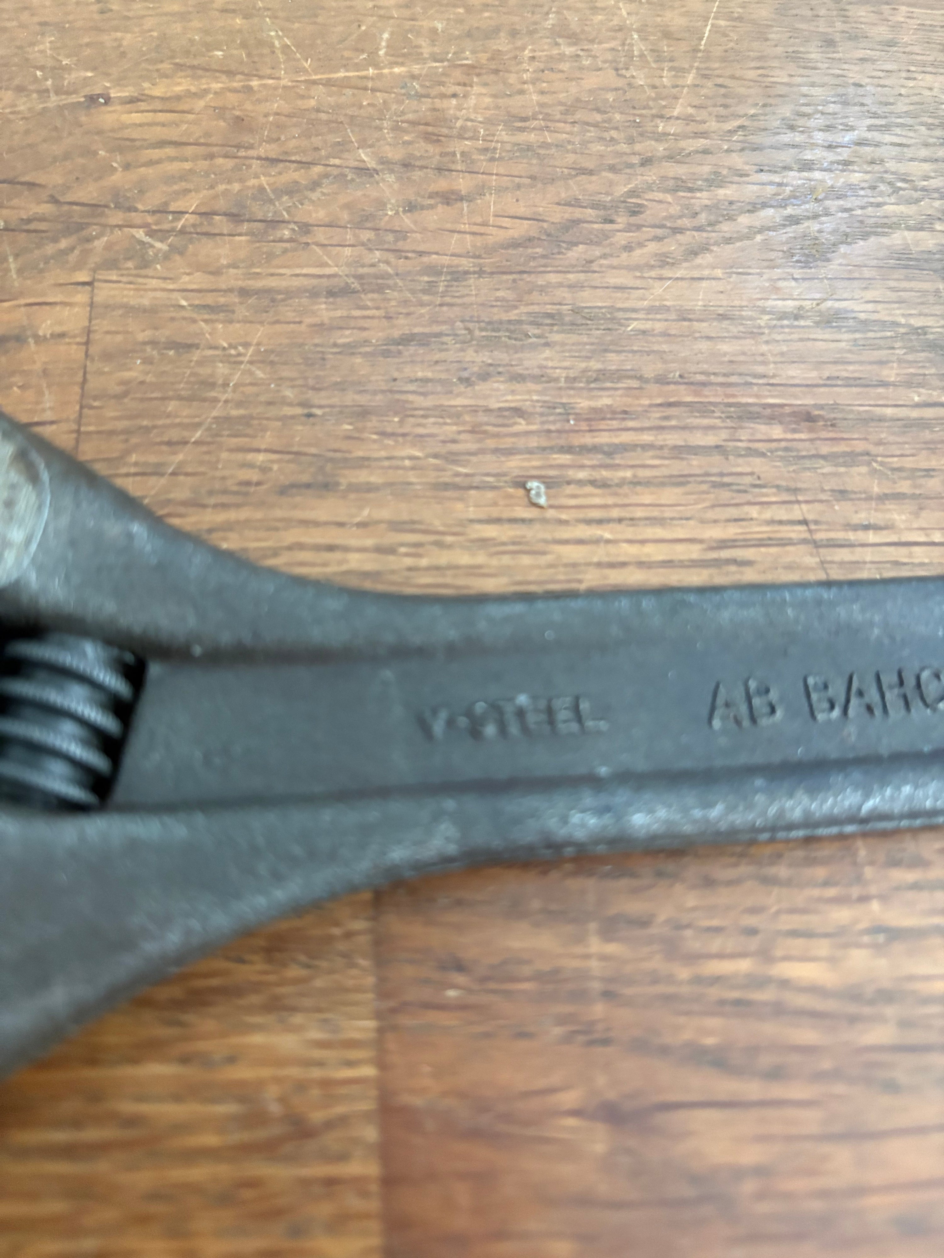 Vintage Bahco Saab 8” Adjustable Spanner Wrench