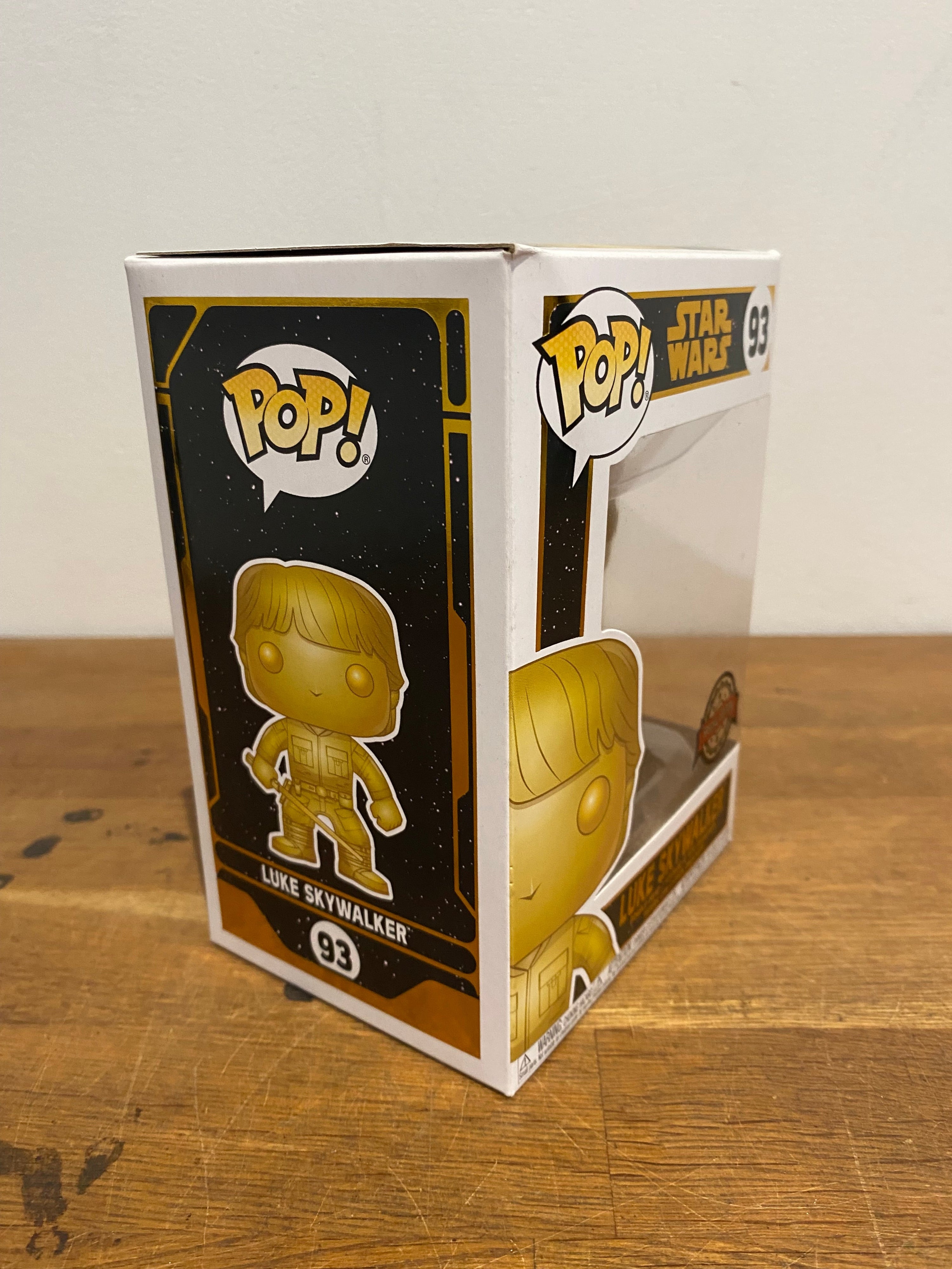 Funko Pop Star Wars Special Edition Luke Skywalker #93 Bobble Head