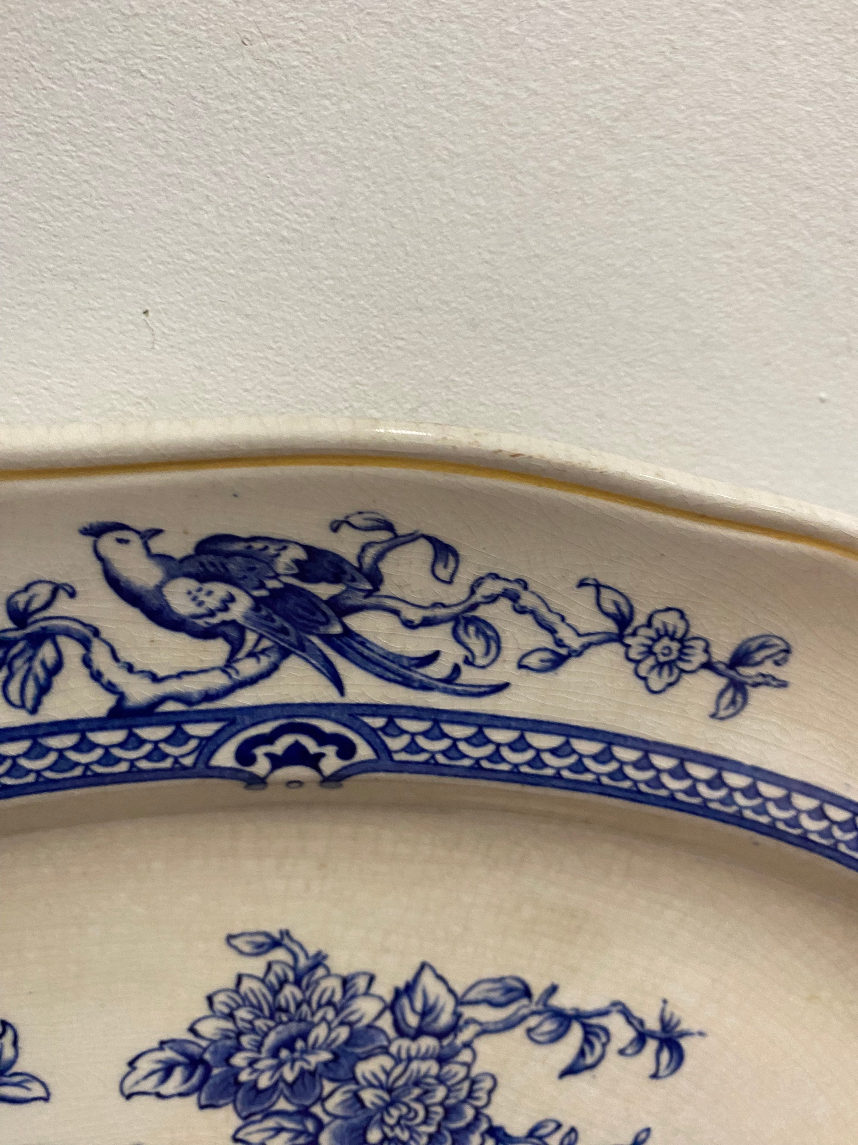 W R Midwinter Of Burslem, Paradise Series Pattern, Meat Charger/ Platter/serving