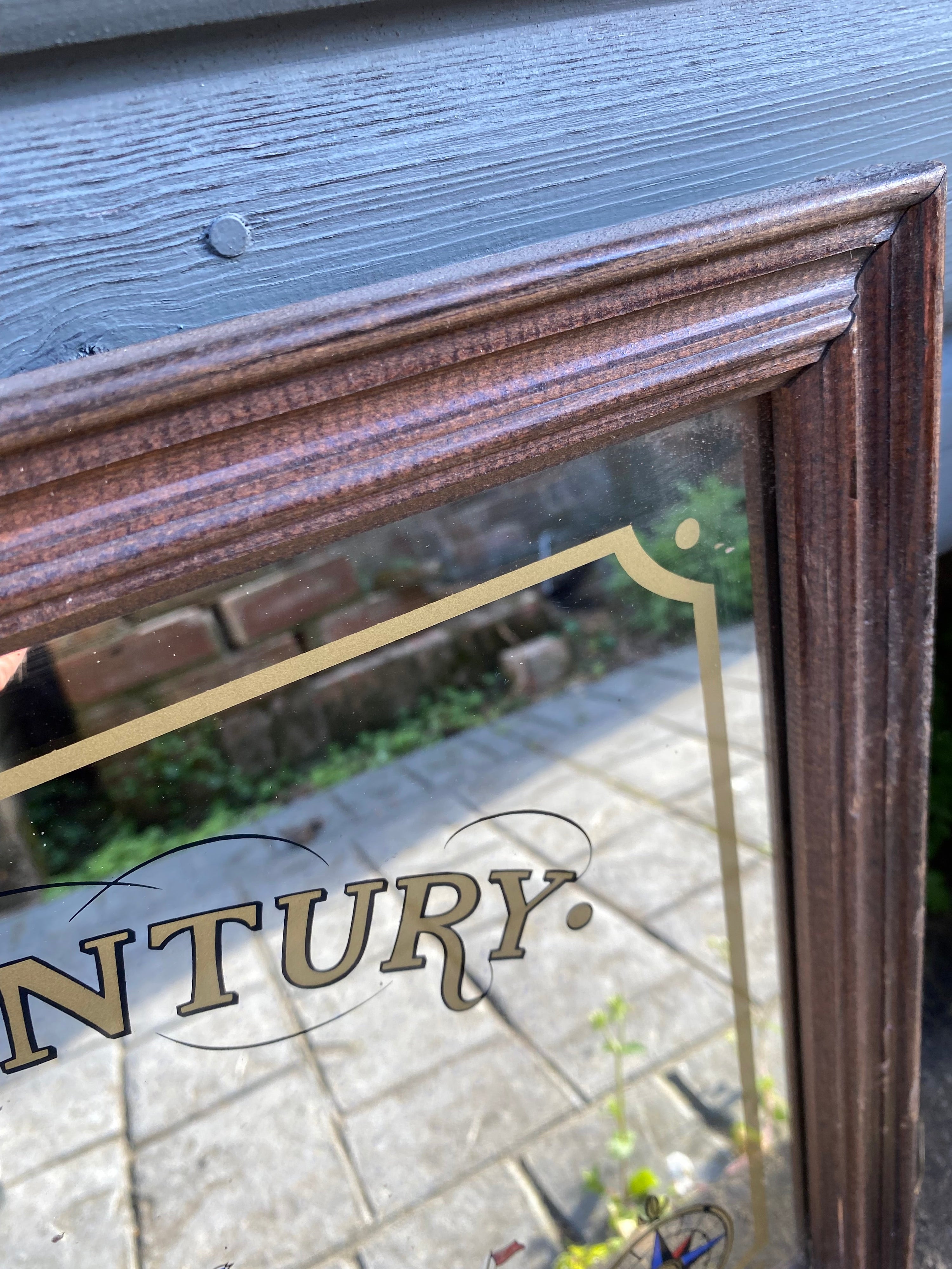 Vintage Ships Of The 19th Century, The Scotia . Wall Mirror.