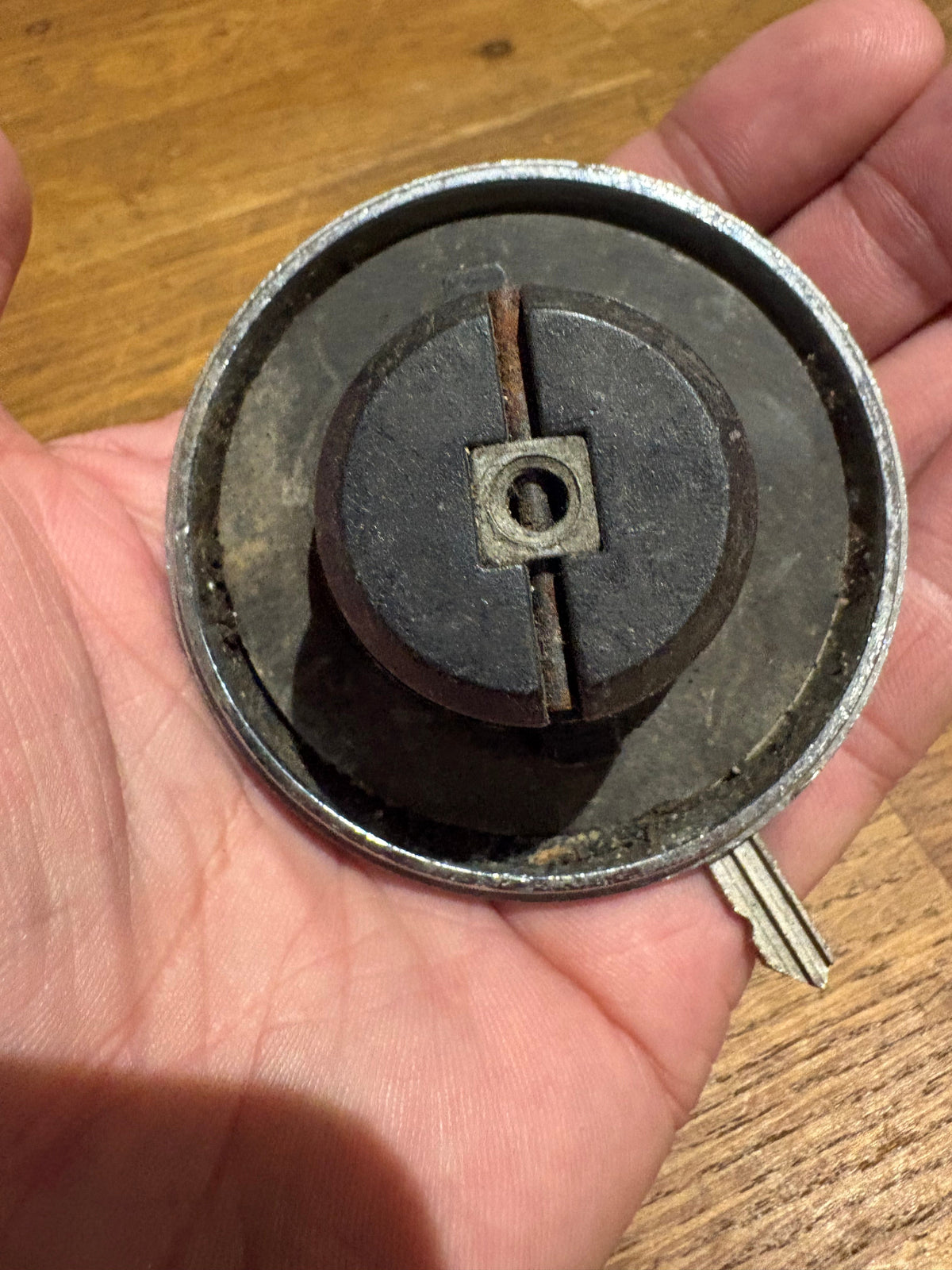 Vintage Car Chrome Petrol Cap.