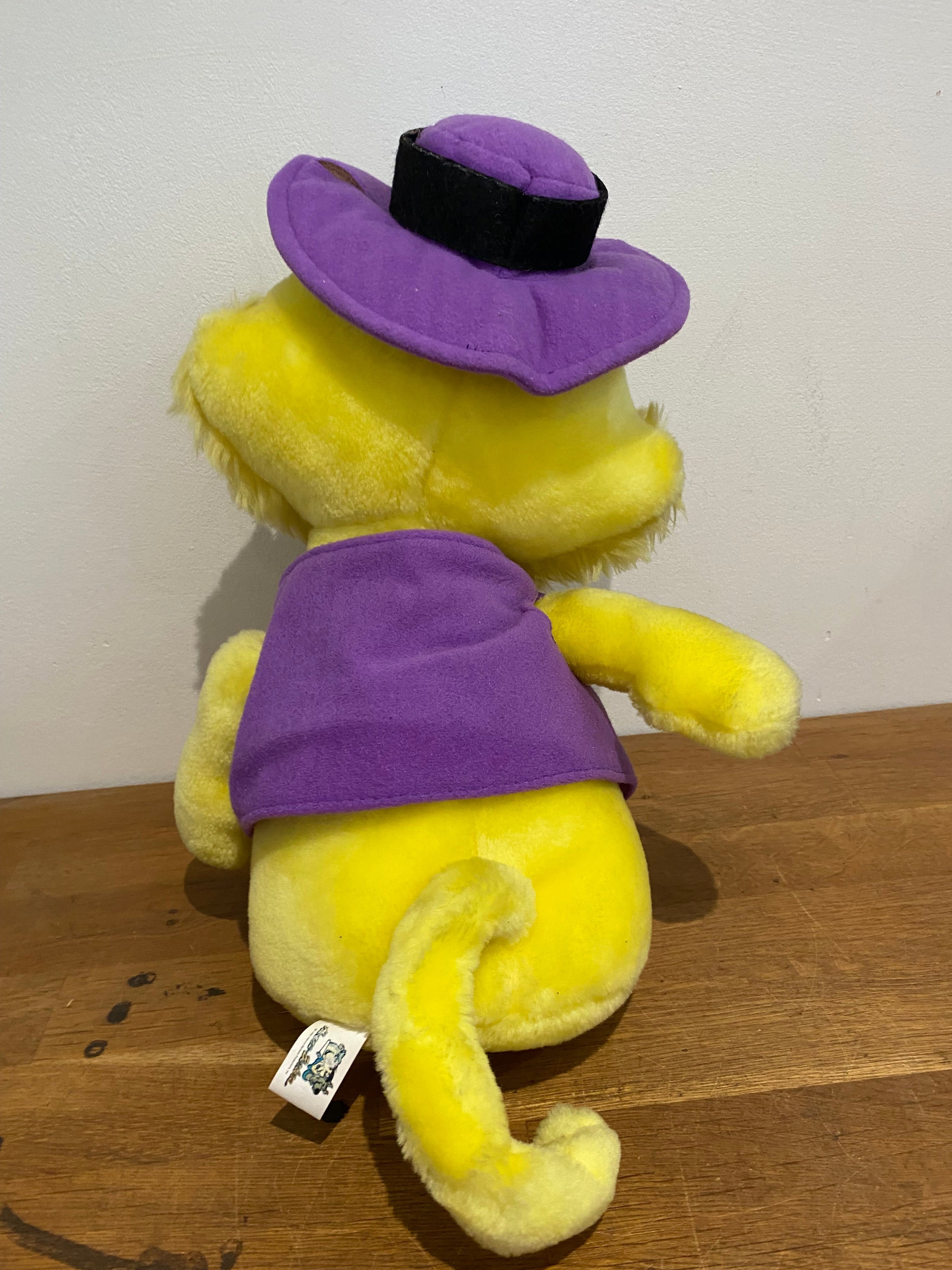 Vintage 1990 Top Cat Cuddly Toy , Hanna Barbera, Plush