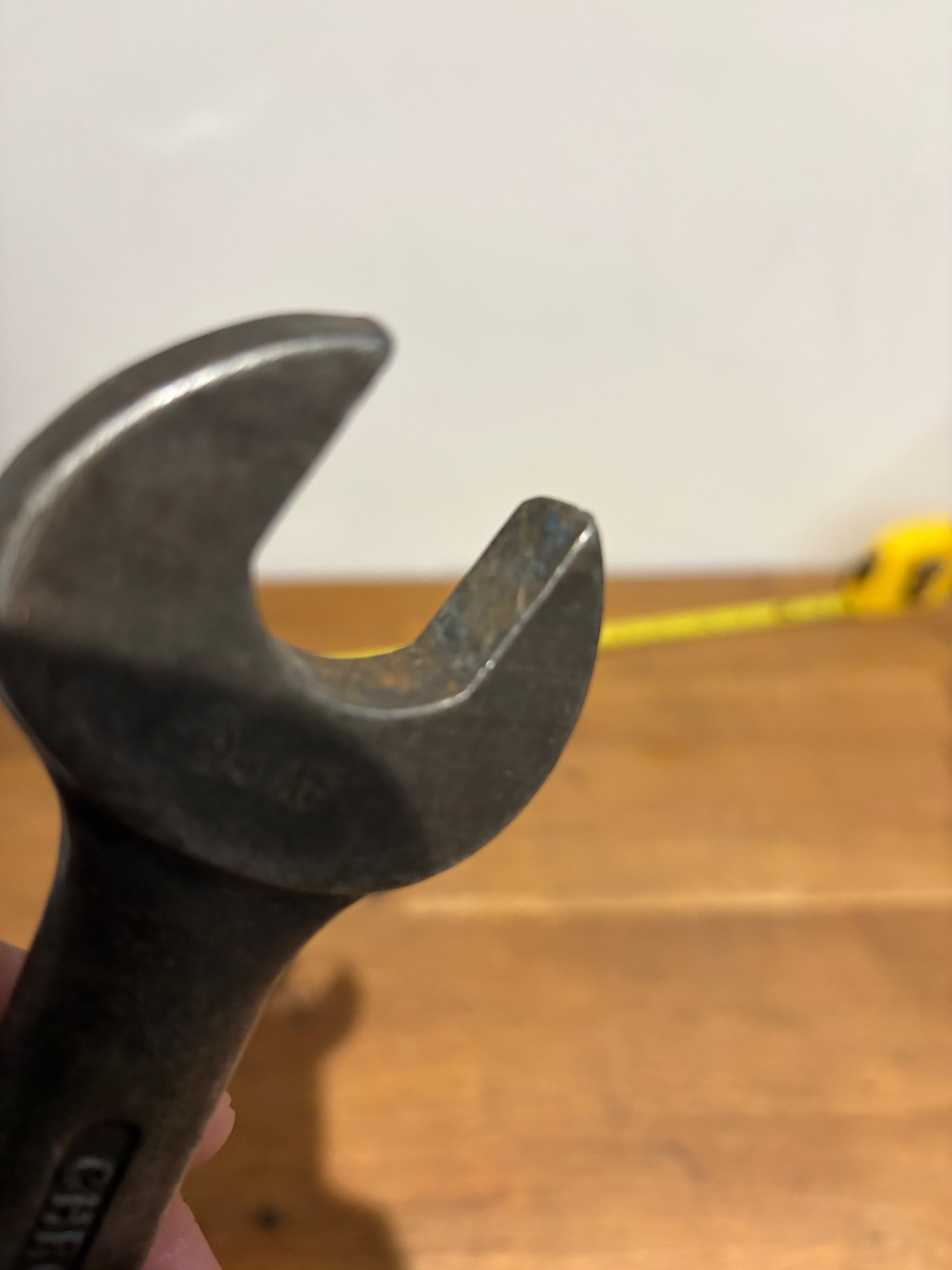 Vintage Snail Brand Chrome Alloy Steel 9 Spanner. 94af / 112af. Open Ended