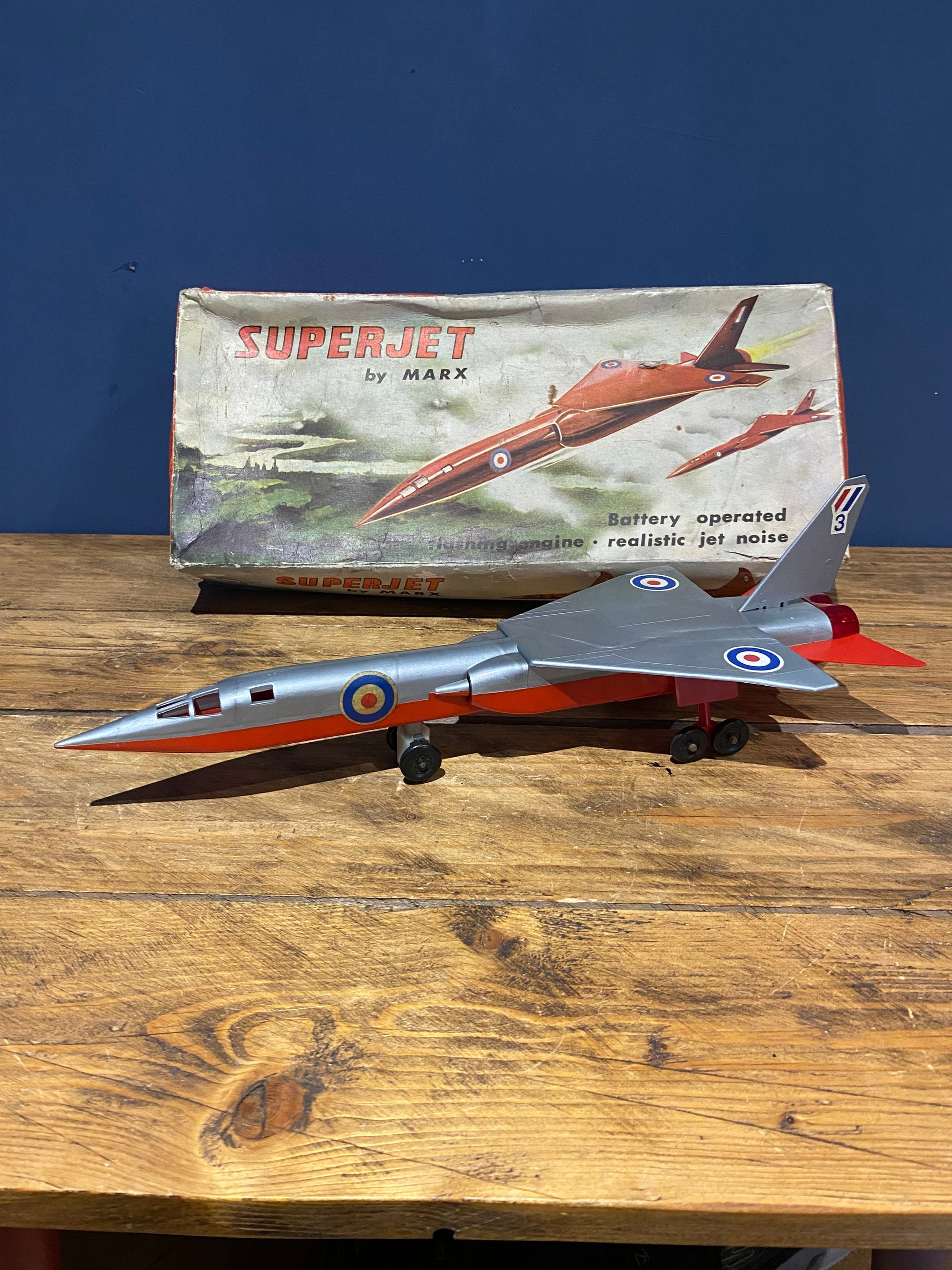 Vintage Marx Superjet, Rare Not Working