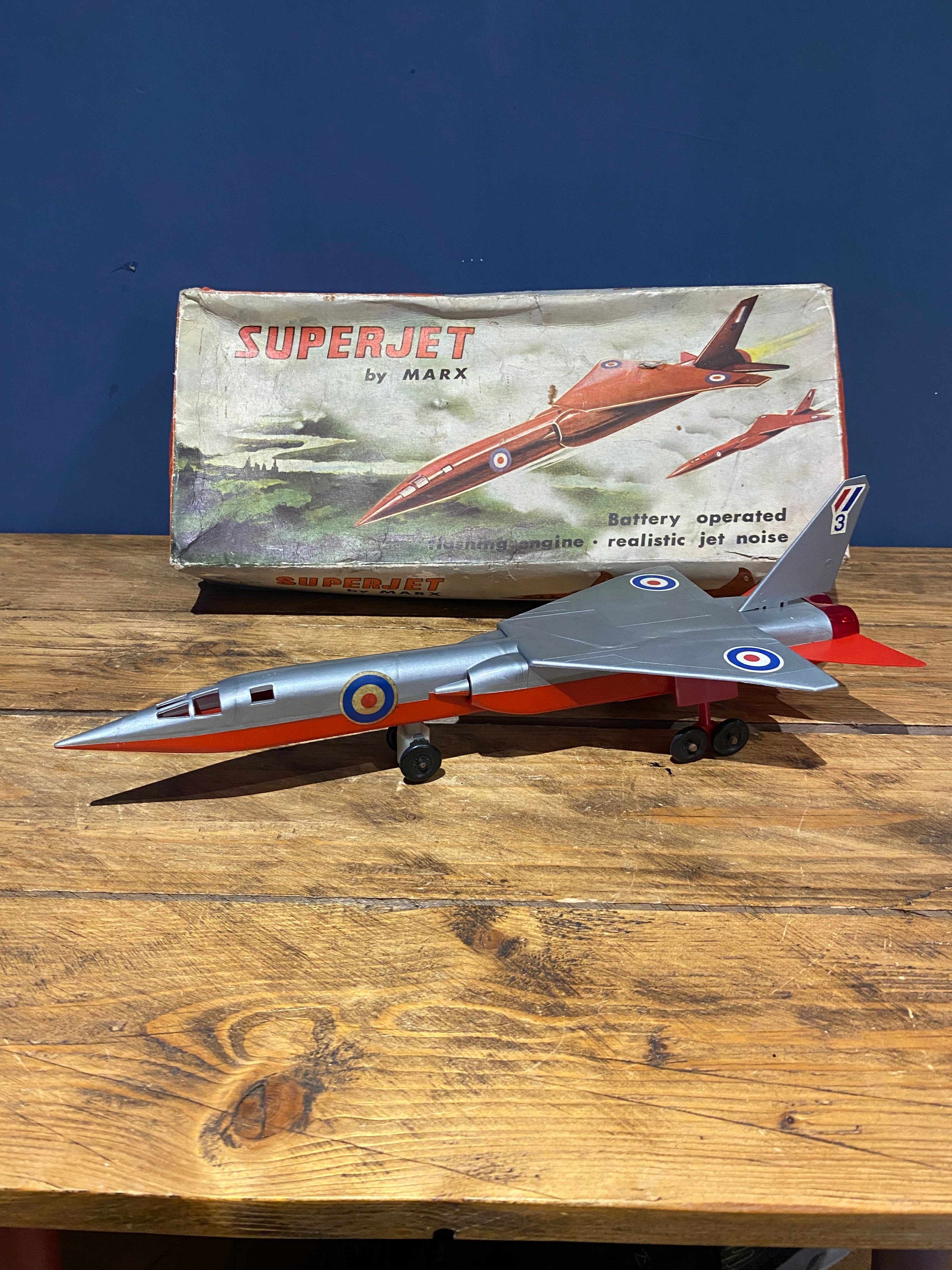 Vintage Marx Superjet, Rare Not Working