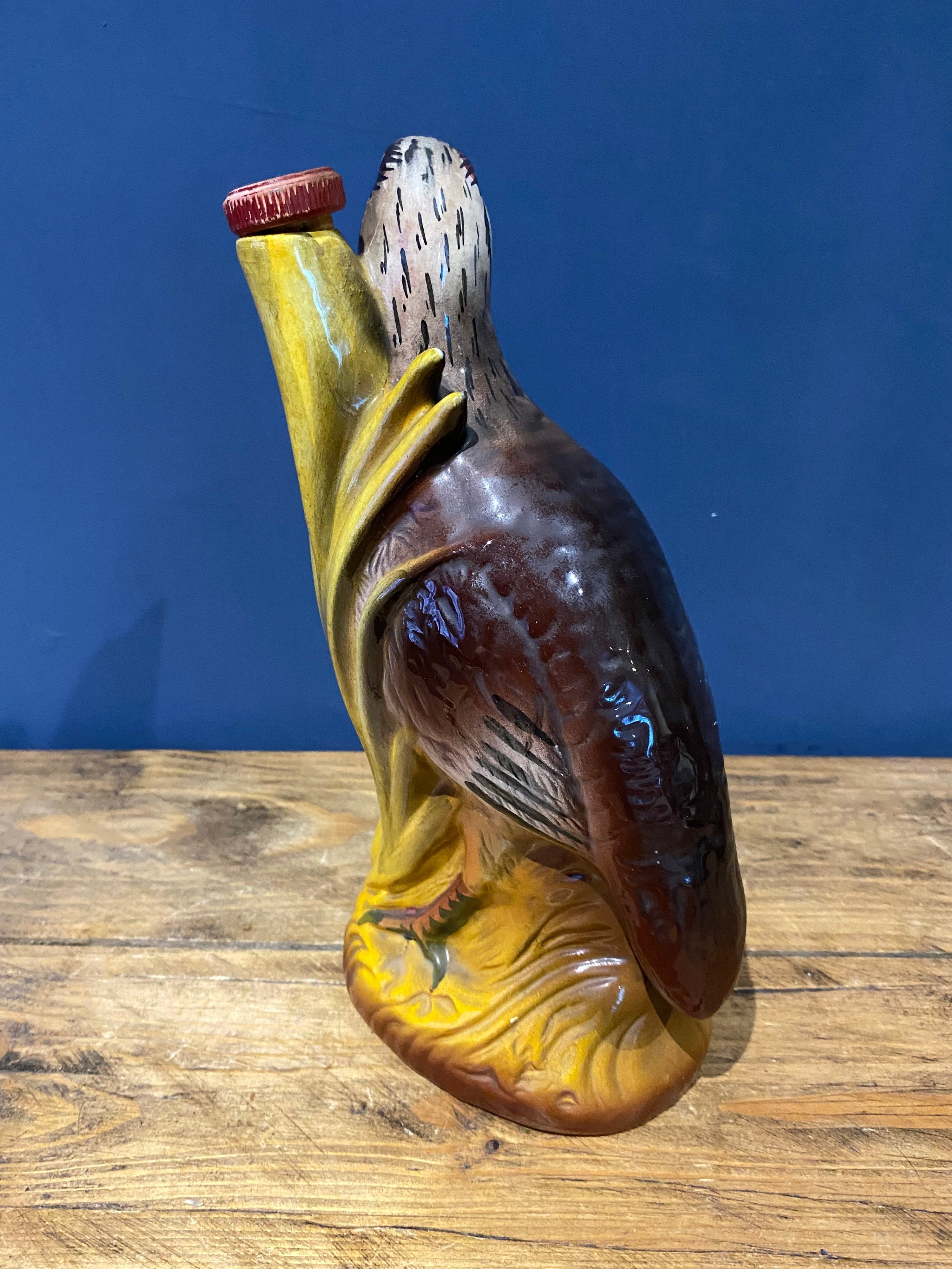 Vintage 70’s Garnier cherry brandy ceramic decanter
