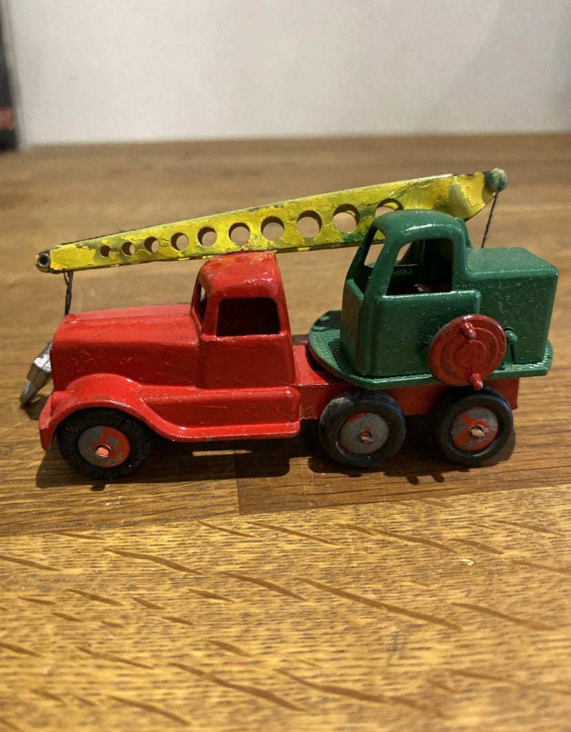 Rare Vintage Crescent Toys Diecast Truck Crane