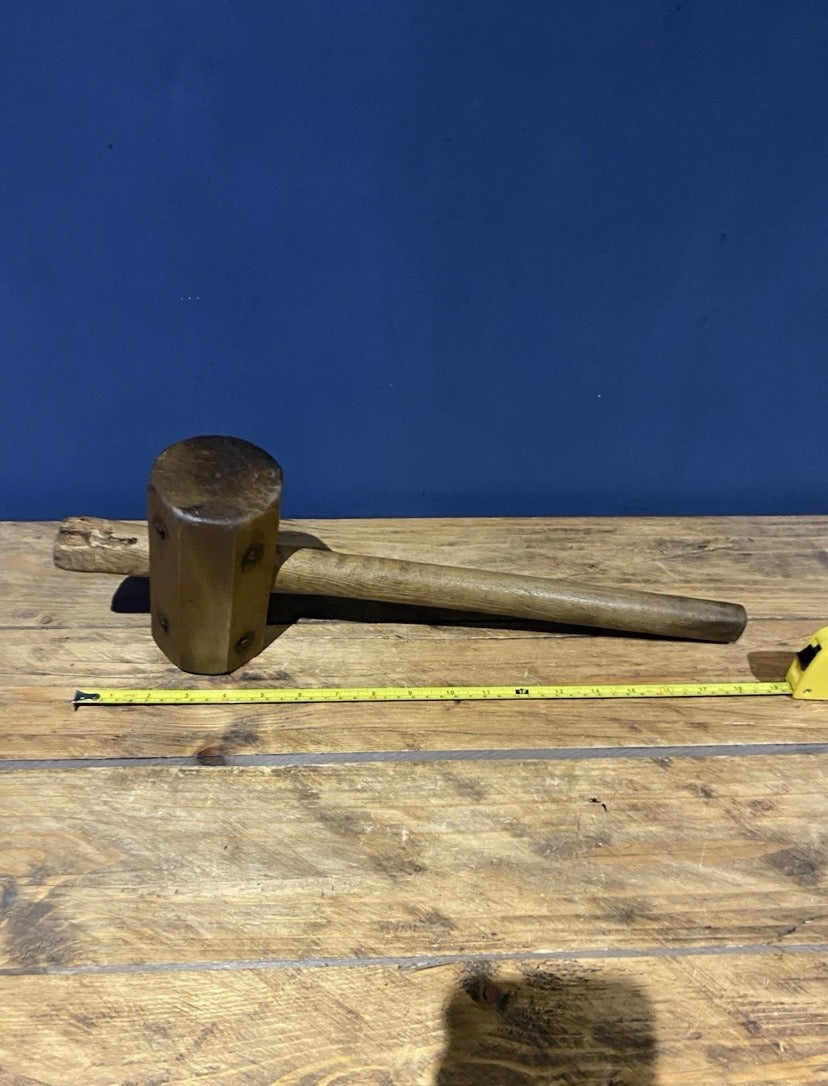 Vintage Military Tent Peg Mallet, H.B.Ltd, JA226