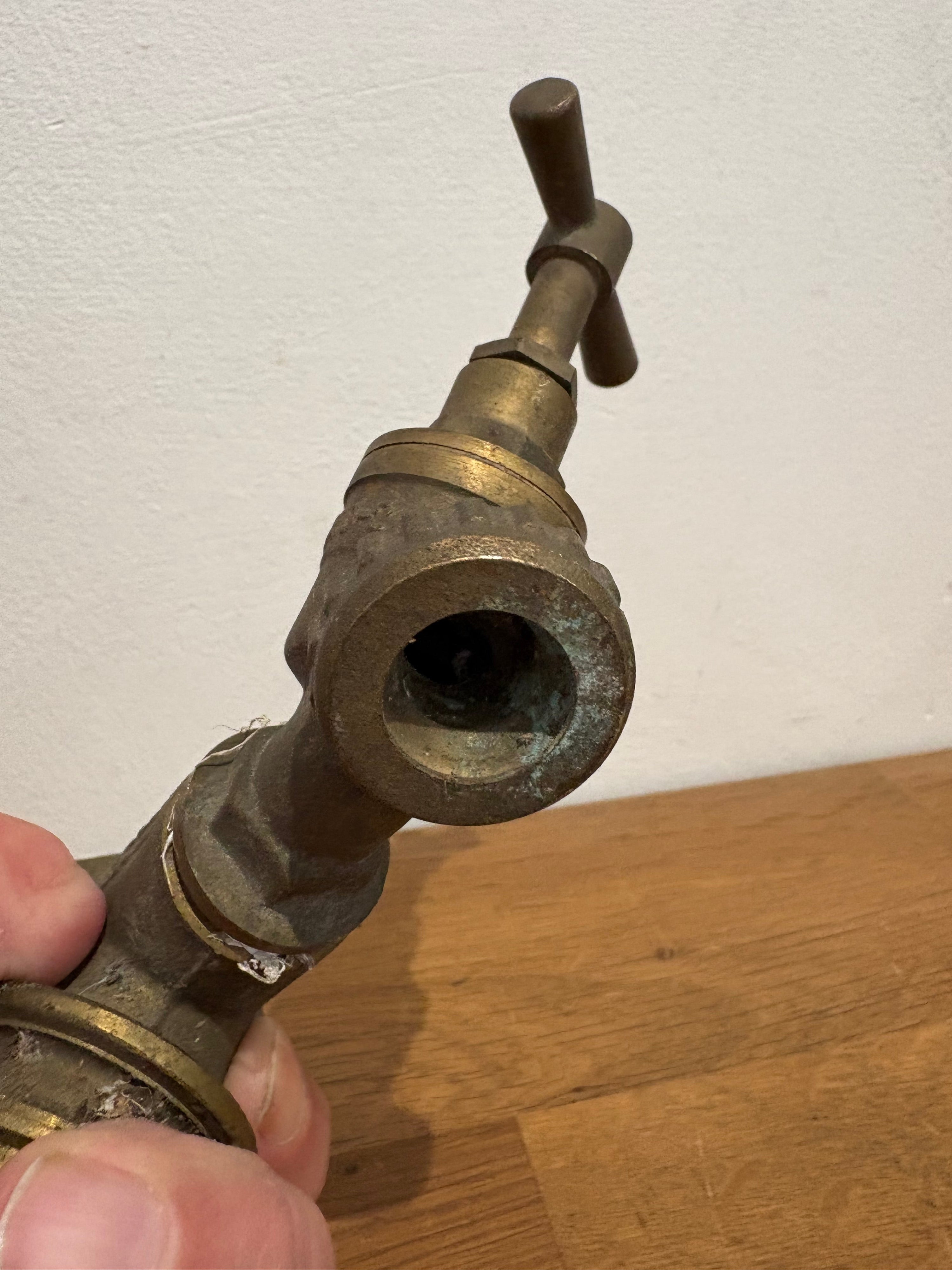 Vintage Brass Plasson Kiwa Tap , Garden Tap , Indoor Sink Tap , Free UK postage