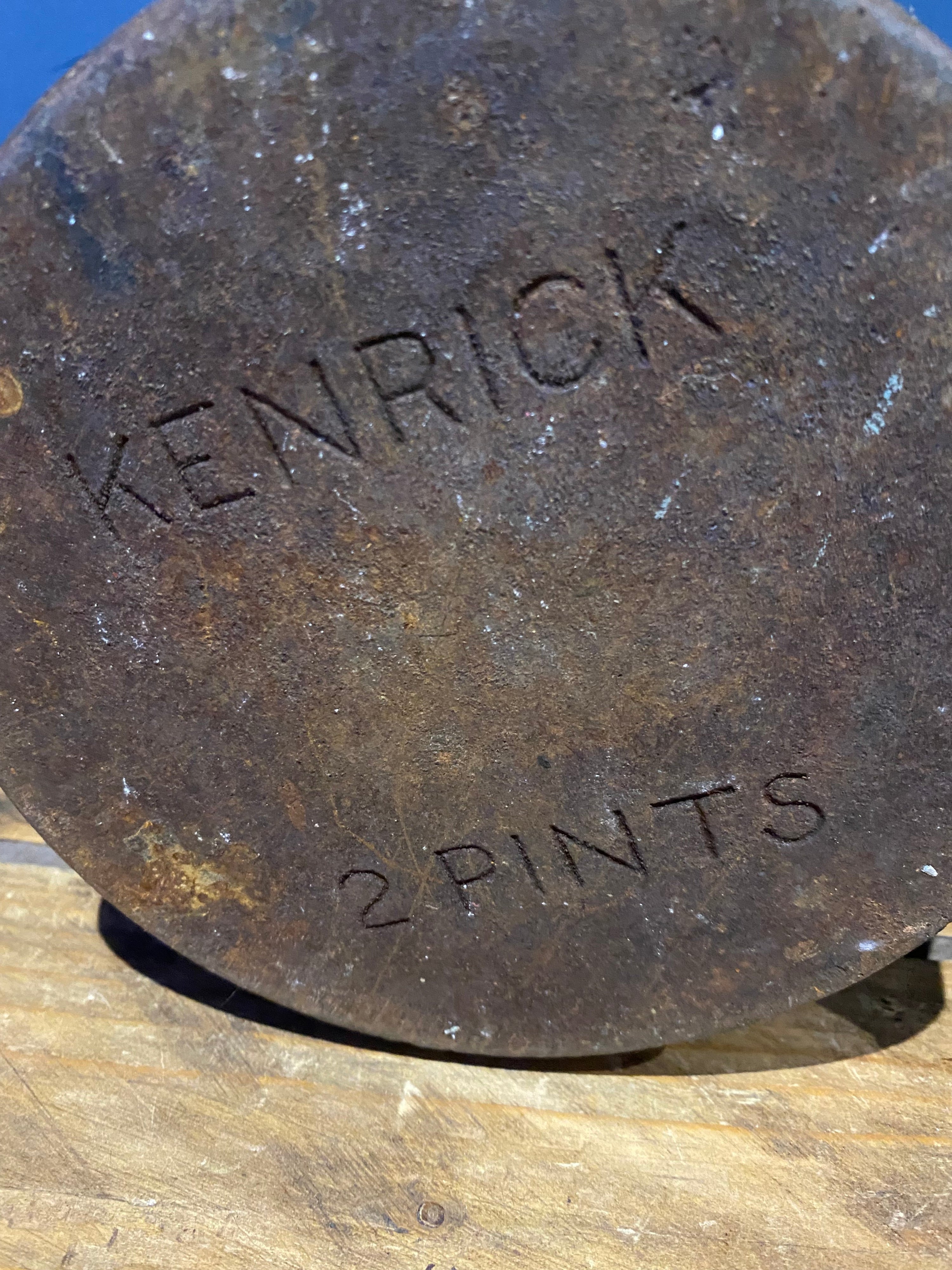 Antique/ Vintage Kenrick 2 Pint Glue Pot , As Found