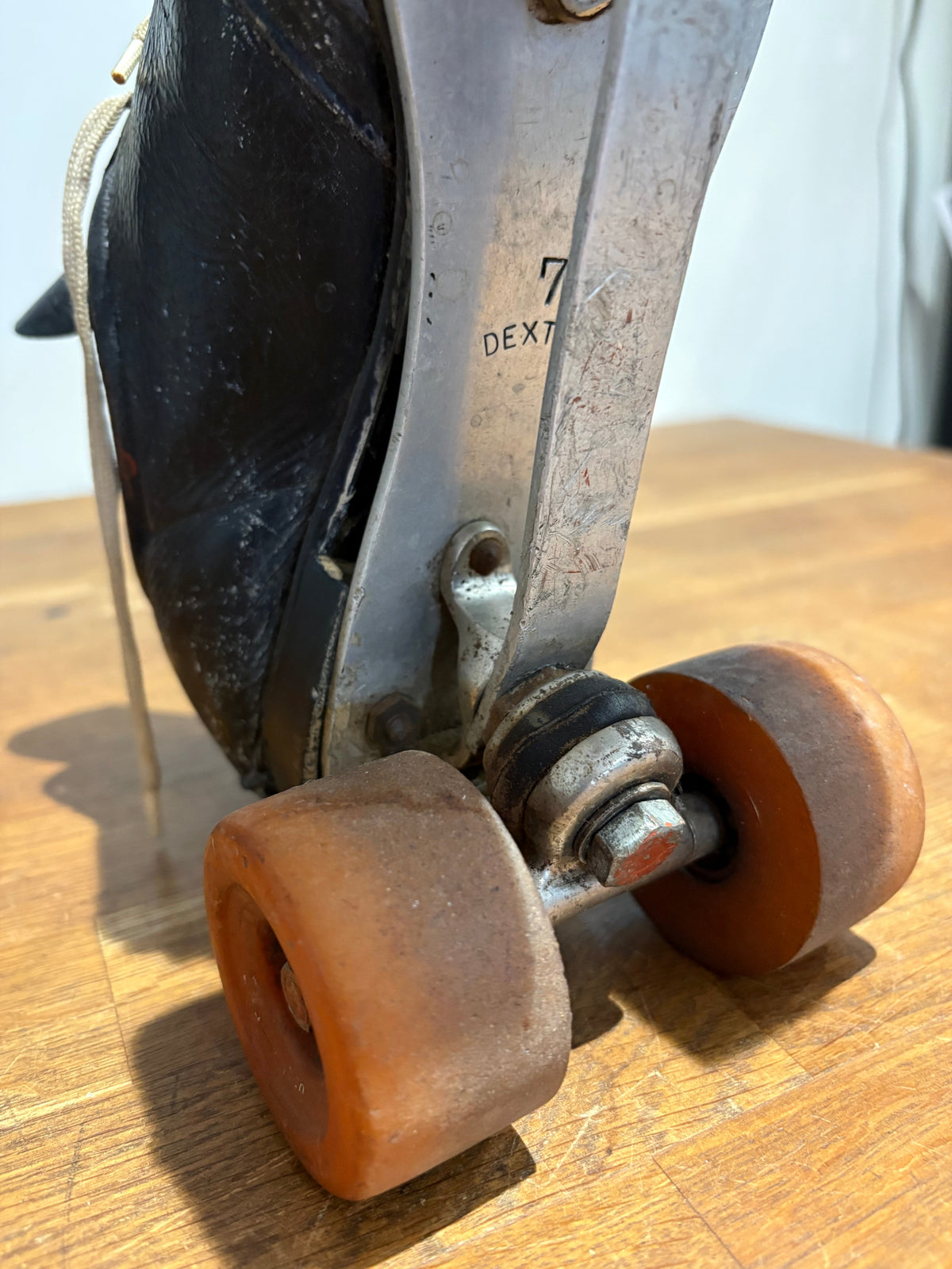 Vintage Dexter Size 7 Roller Skates With Shoes And Signed Hack .