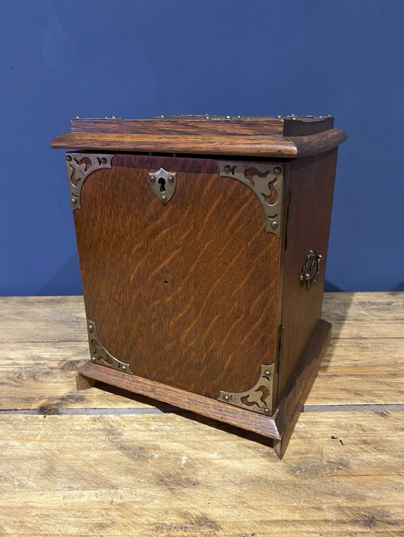 Beautiful Antique Smokers Cabinet , Some Slight Issues