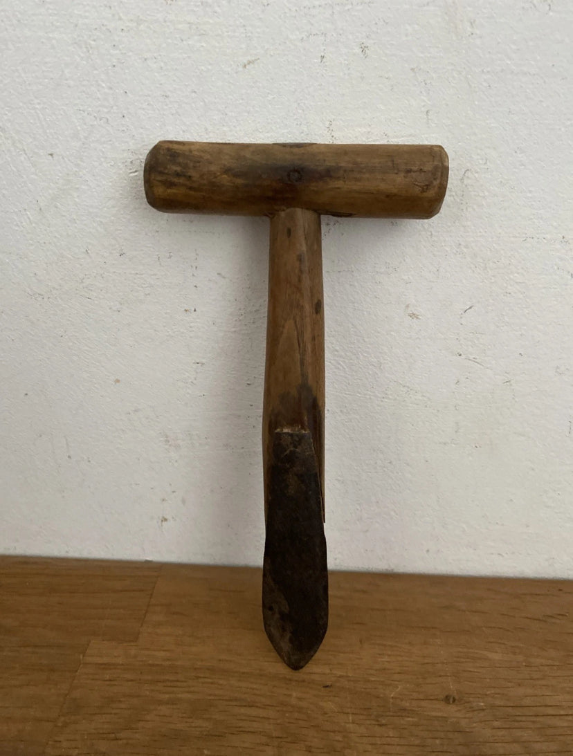 Vintage Small Garden Dibble, Garden Dibber, Hole Making Tool