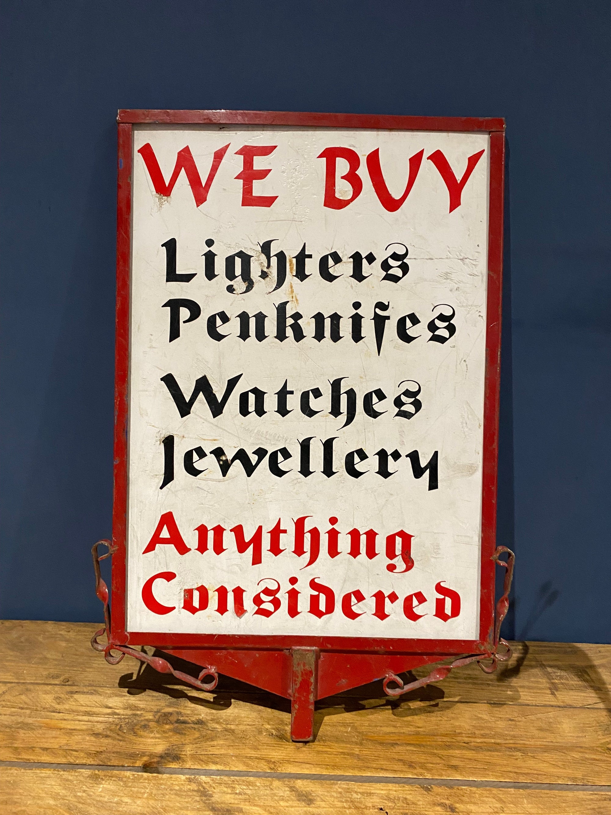Vintage advertising sign / shop sign