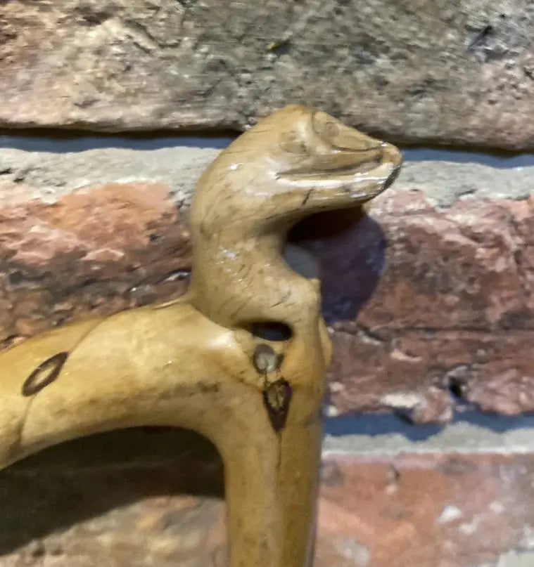 Quirky and Decorative Vintage Carved Monkey Walking Stick | Wilson Fox Antiques Online Store