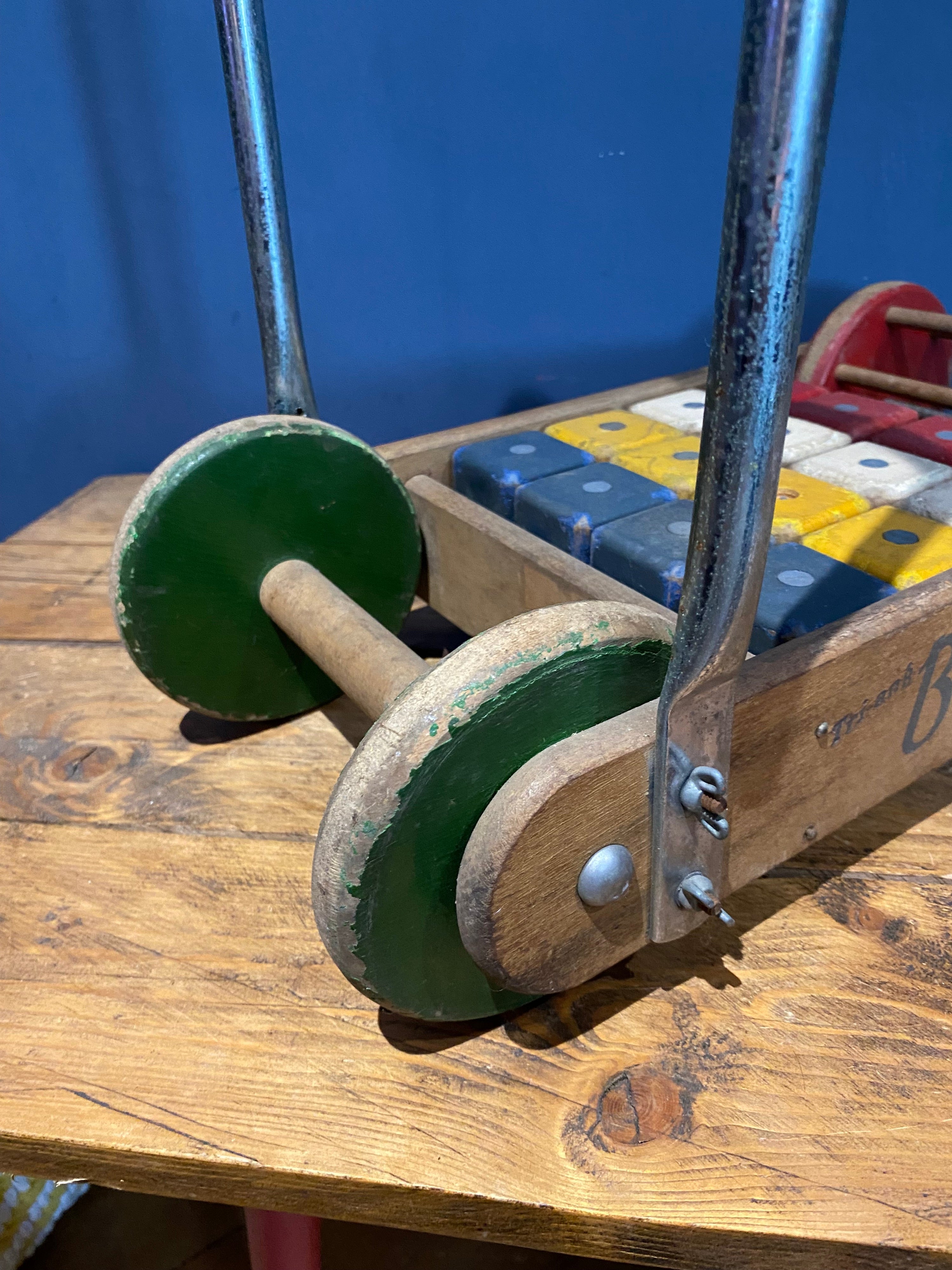 Vintage Tri-ang Busy Baby , Baby Walker, Rare Design.