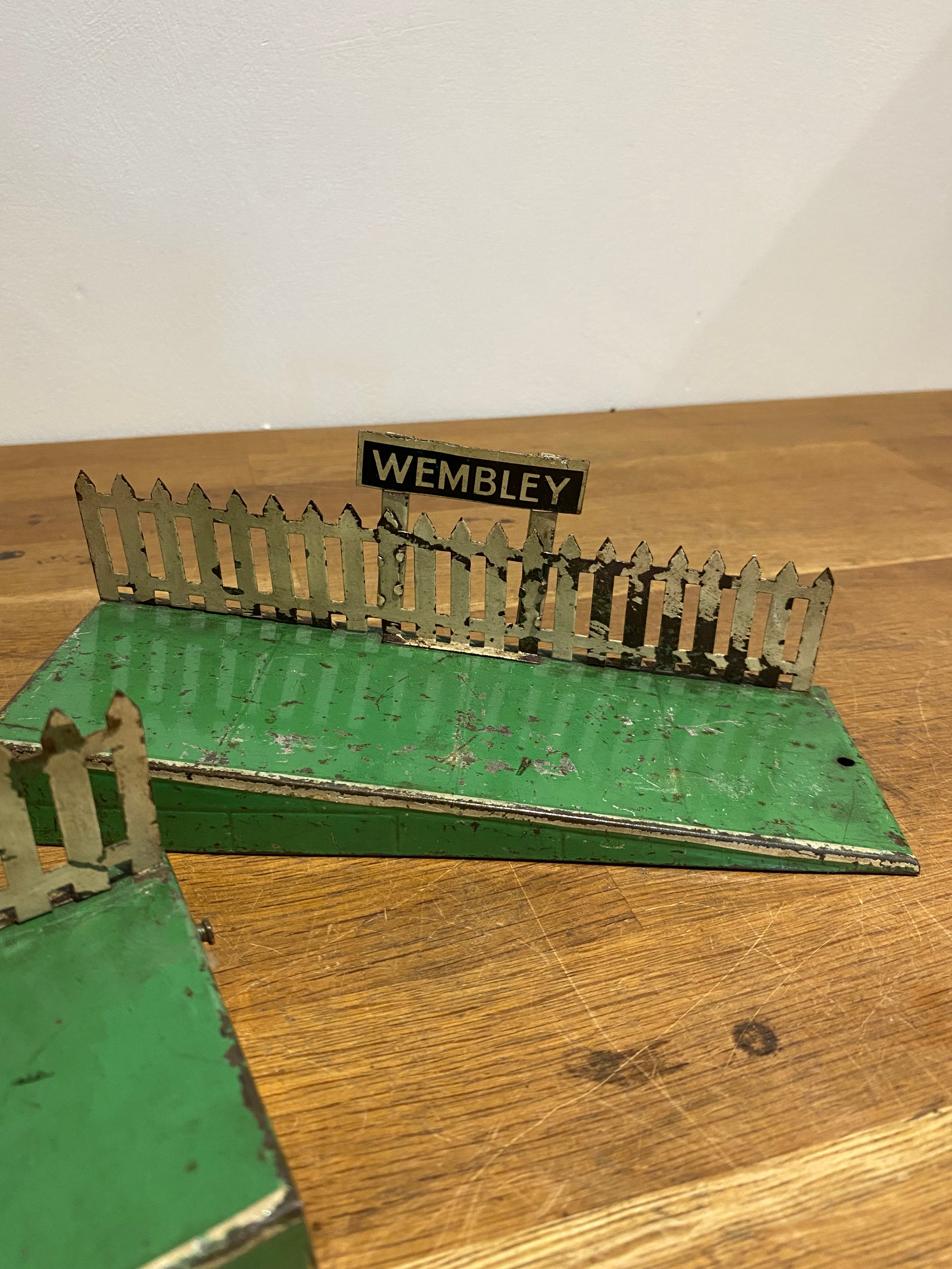 Vintage 1930’s Hornby O Gauge Wembley Platform Ramps , Tinplate