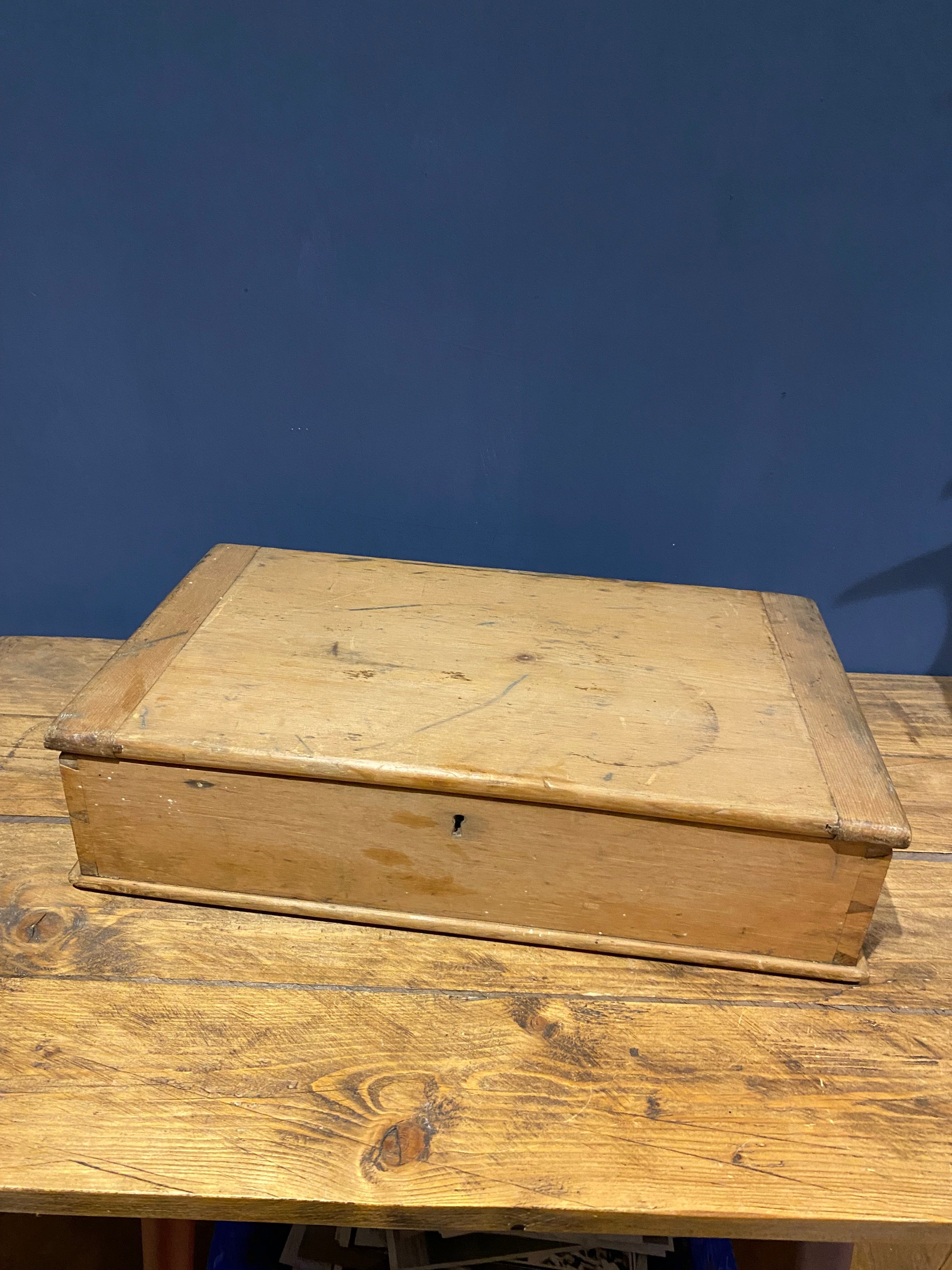 Nice Antique Box , As Found But A Cracking Box