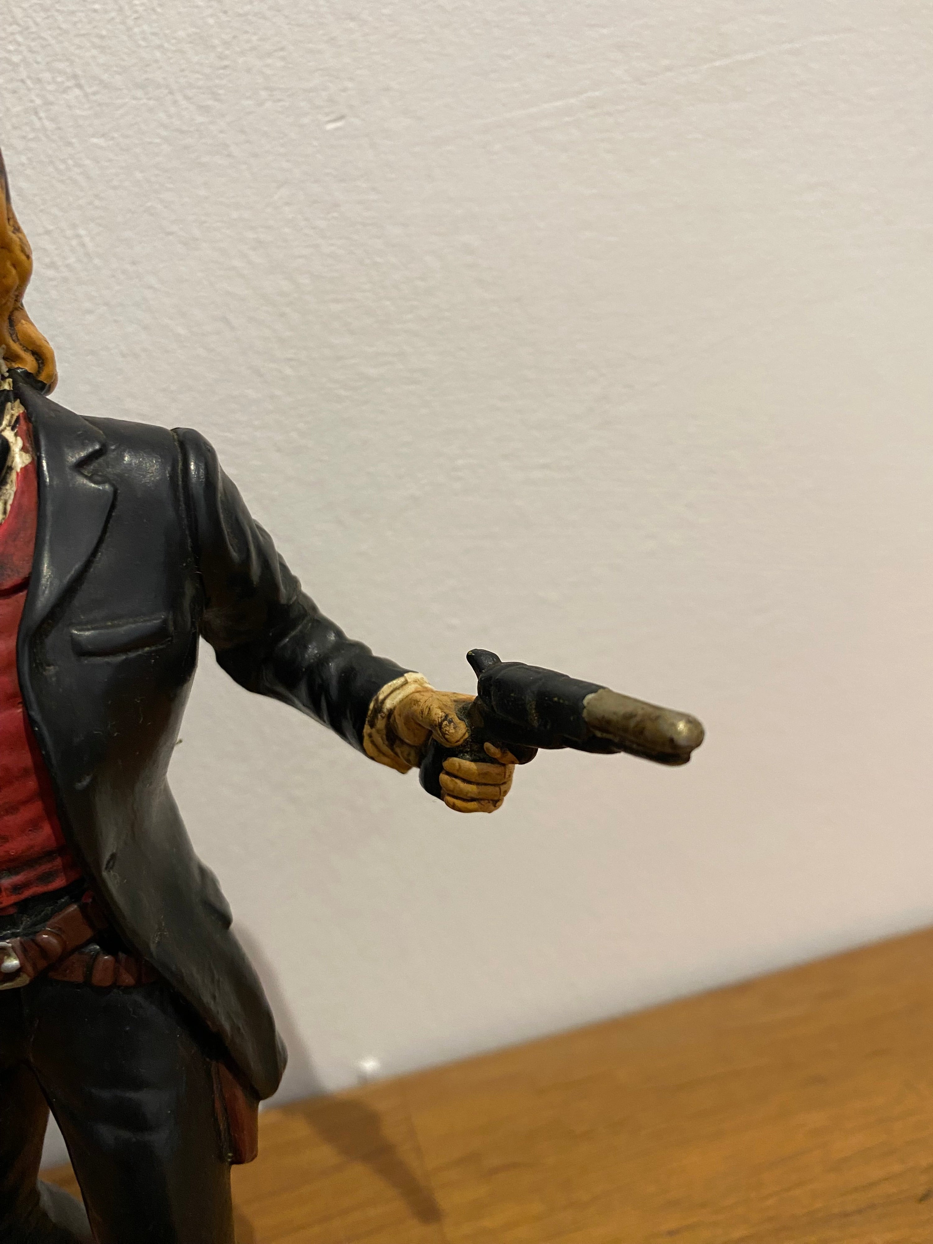 Vintage Comansi Wild West Series Wild Bill Hickok 7inch Plastic Figure