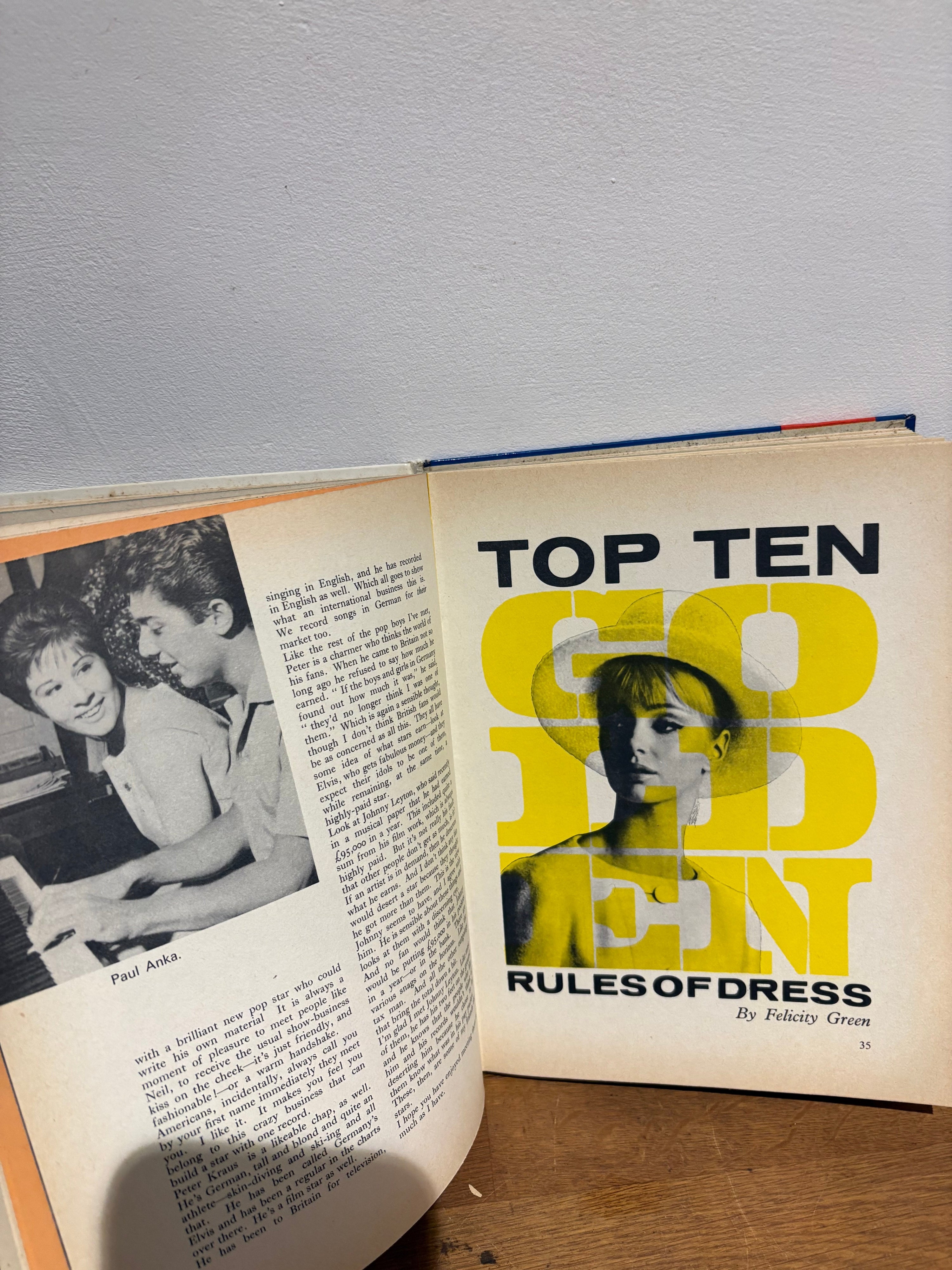 Helen Shapiro’s New Book For Girls , 1963 , Hardcover
