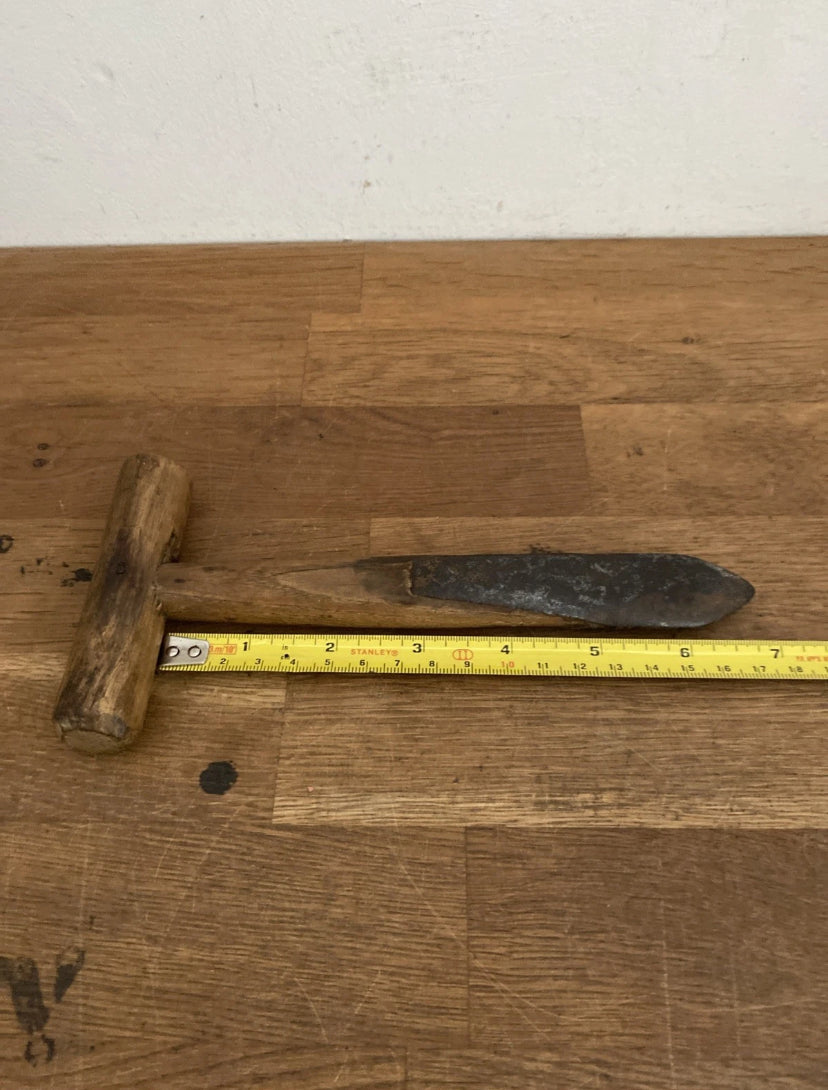 Vintage Small Garden Dibble, Garden Dibber, Hole Making Tool