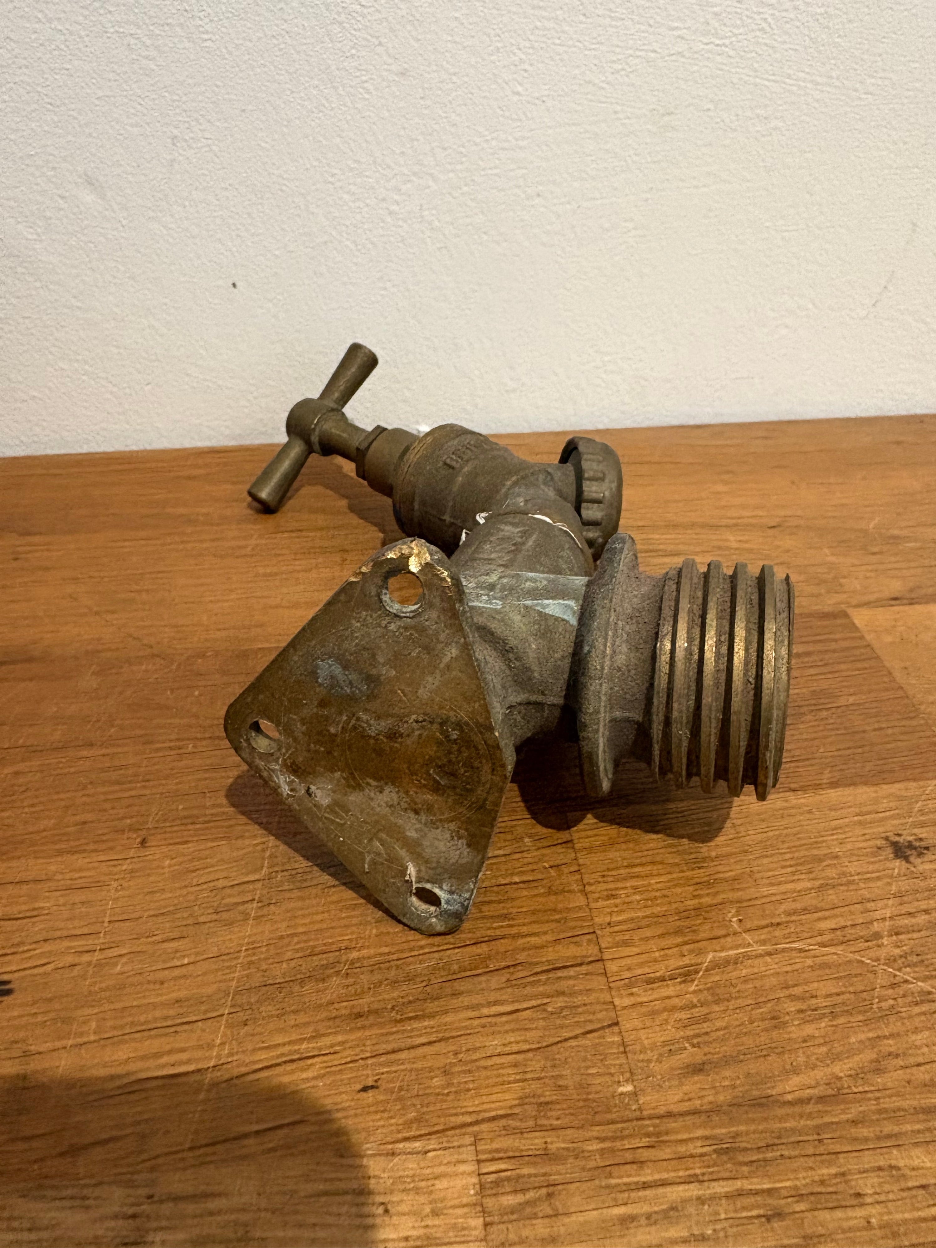 Vintage Brass Plasson Kiwa Tap , Garden Tap , Indoor Sink Tap , Free UK postage