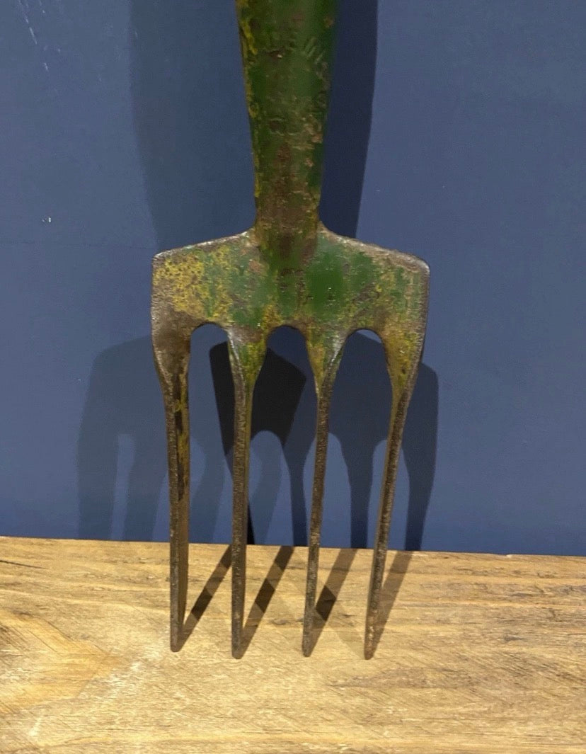 Vintage Hand Garden Fork , Hand Tool