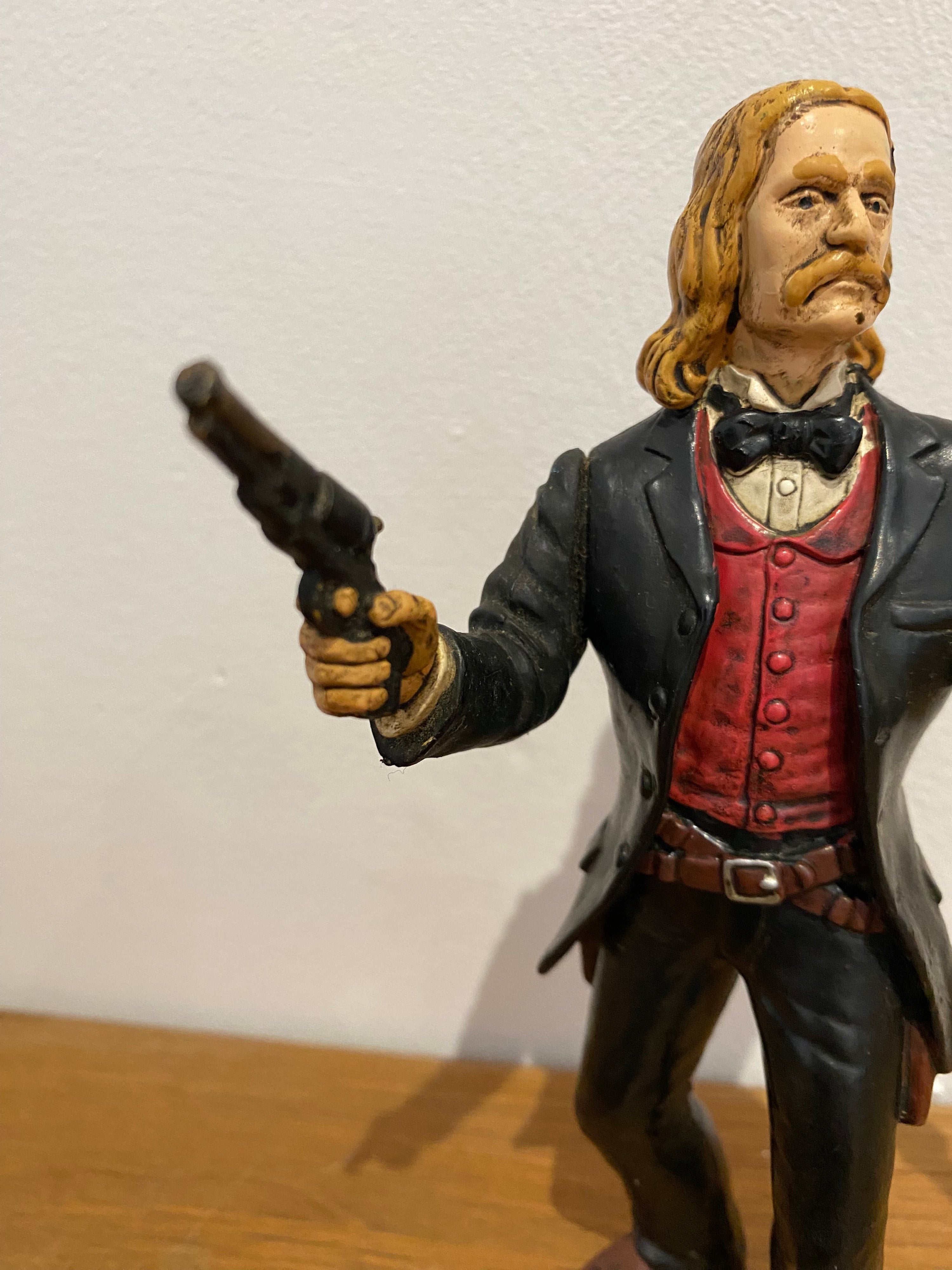 Vintage Comansi Wild West Series Wild Bill Hickok 7inch Plastic Figure
