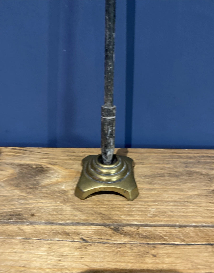 Antique Brass Poker Stand , Fireside Stand