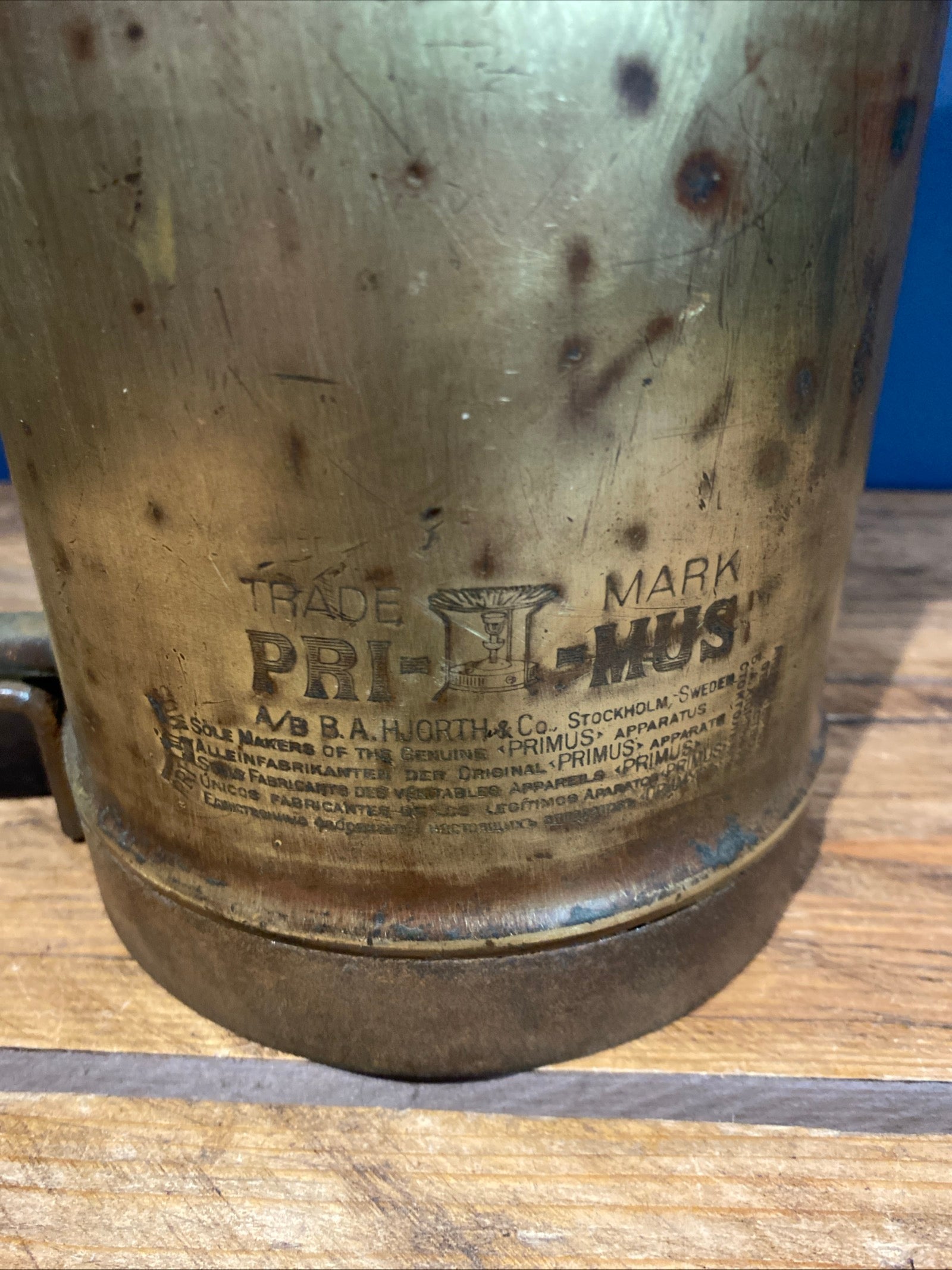 Vintage Primus No 607 Blow Torch , Spares Or Repairs.