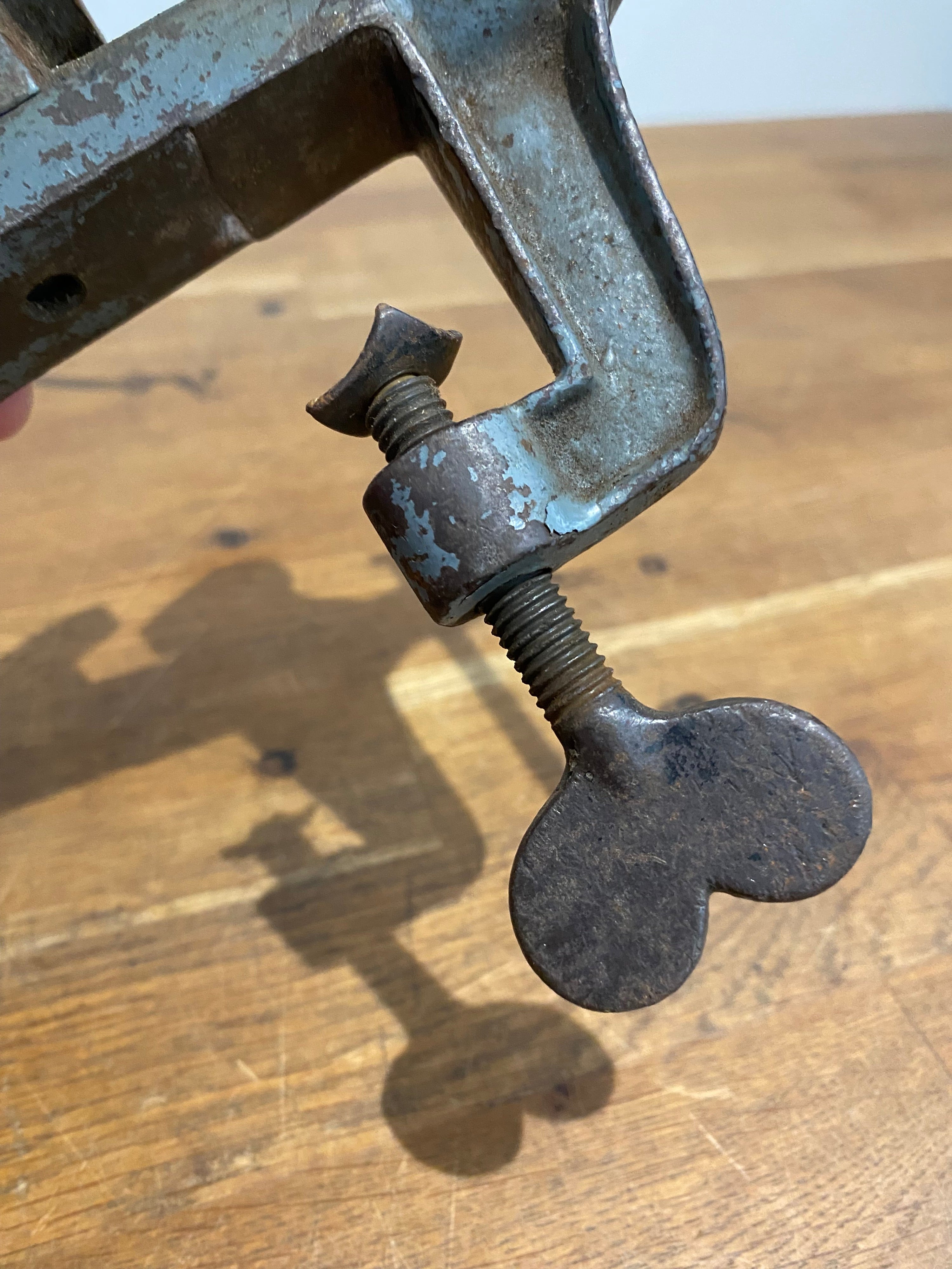 Vintage DRGM Engineers Vice , Watchmakers Vice Made In Germany.