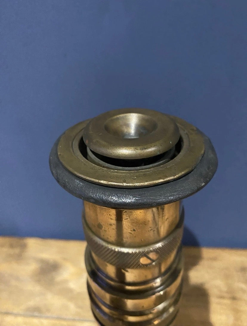 Antique Solid Brass Fire Hose Nozzle