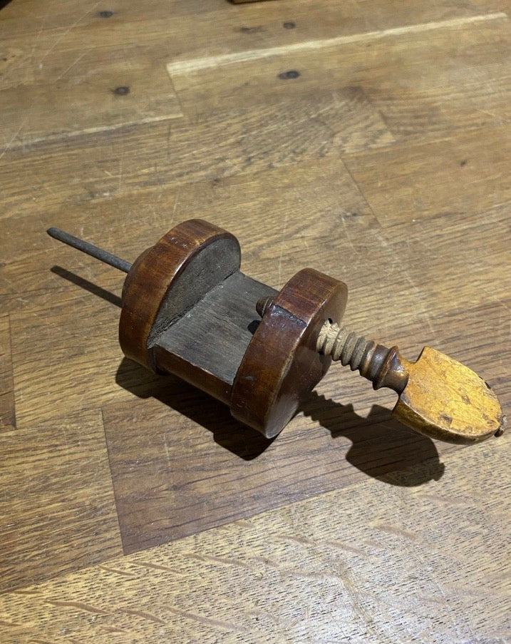 Antique Bobbin Holder , Sewing Aid