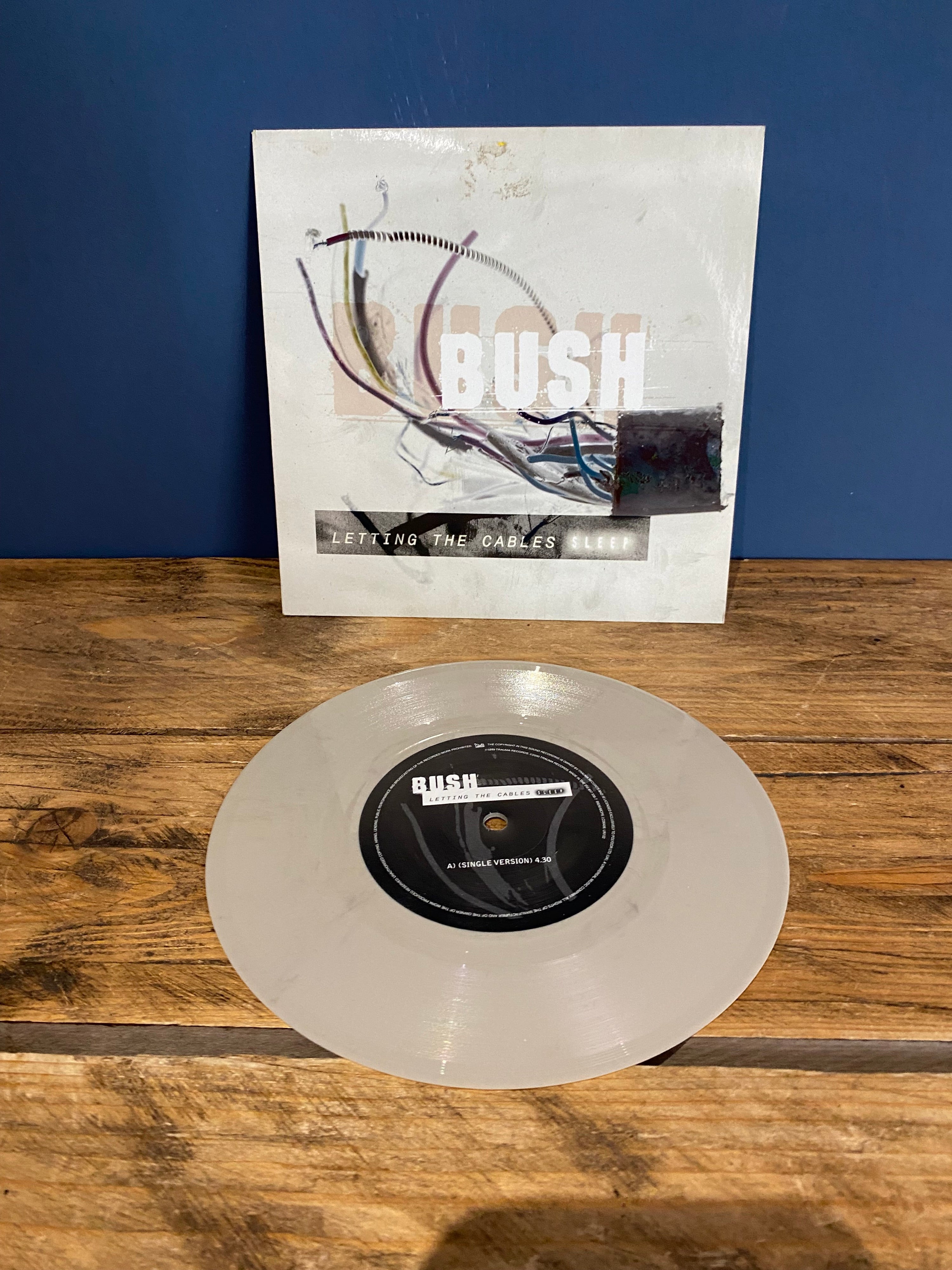 Bush , Letting the cables sleep.  7” coloured vinyl