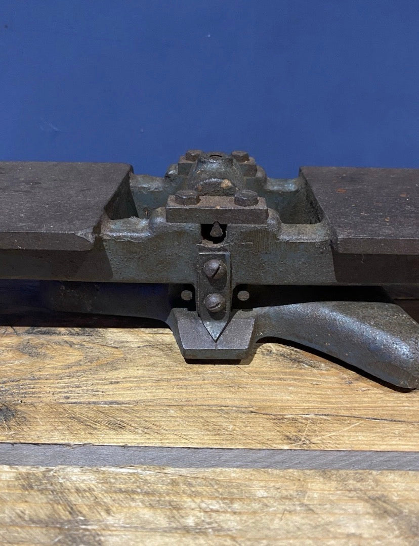 Vintage Possibly Military Cast Bench Balance Scales , KS1 Scales