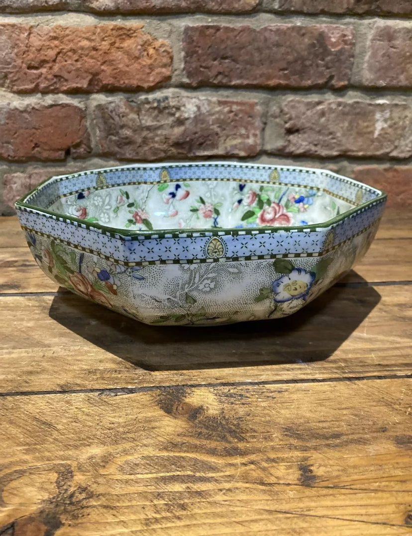 Side view of Royal Corona Ware , Rosetta Bowl/ Fruit Bowl available at Wilson Fox Antiques