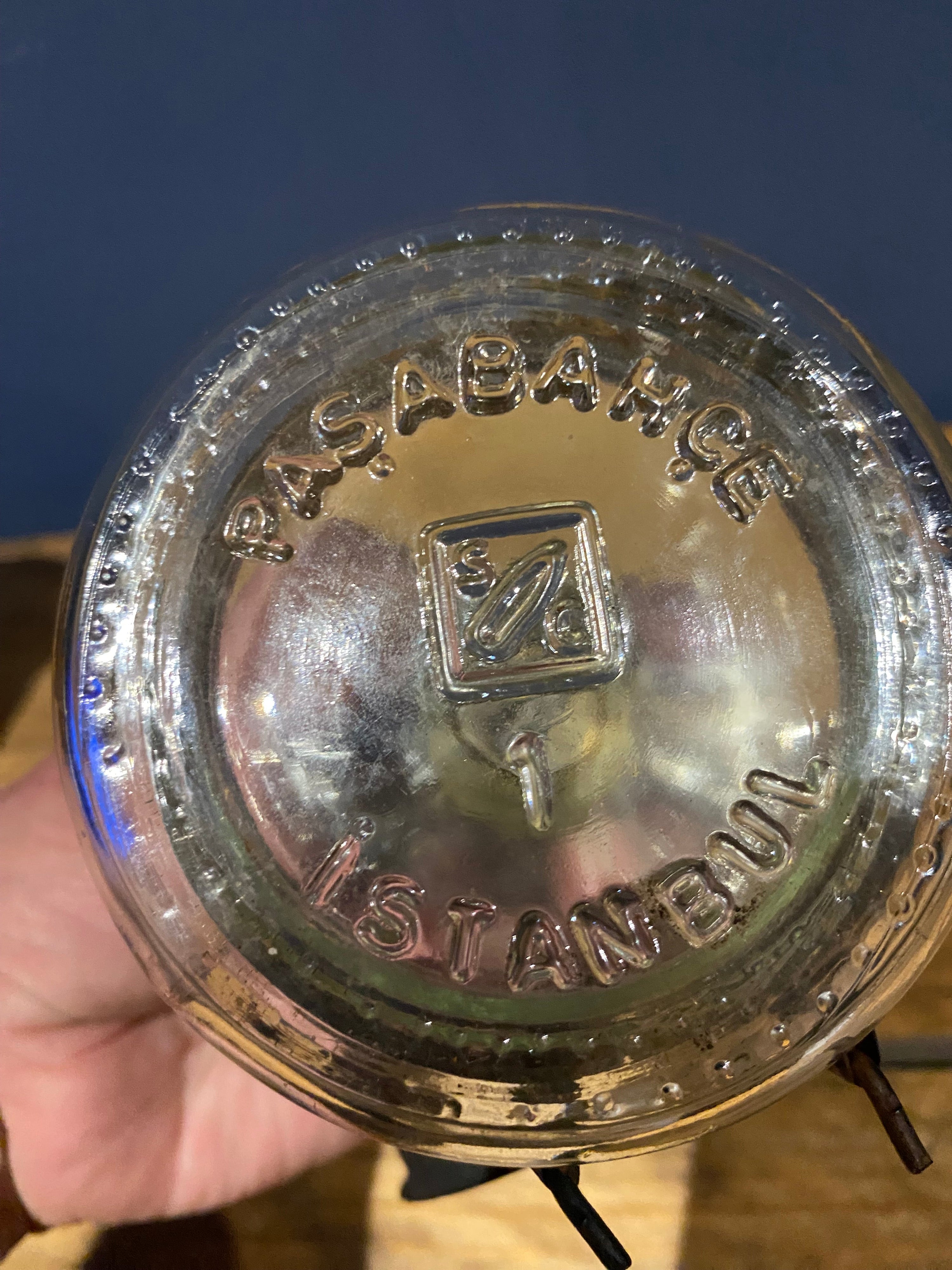 Vintage Pasabahce Istanbul Oil Lamp