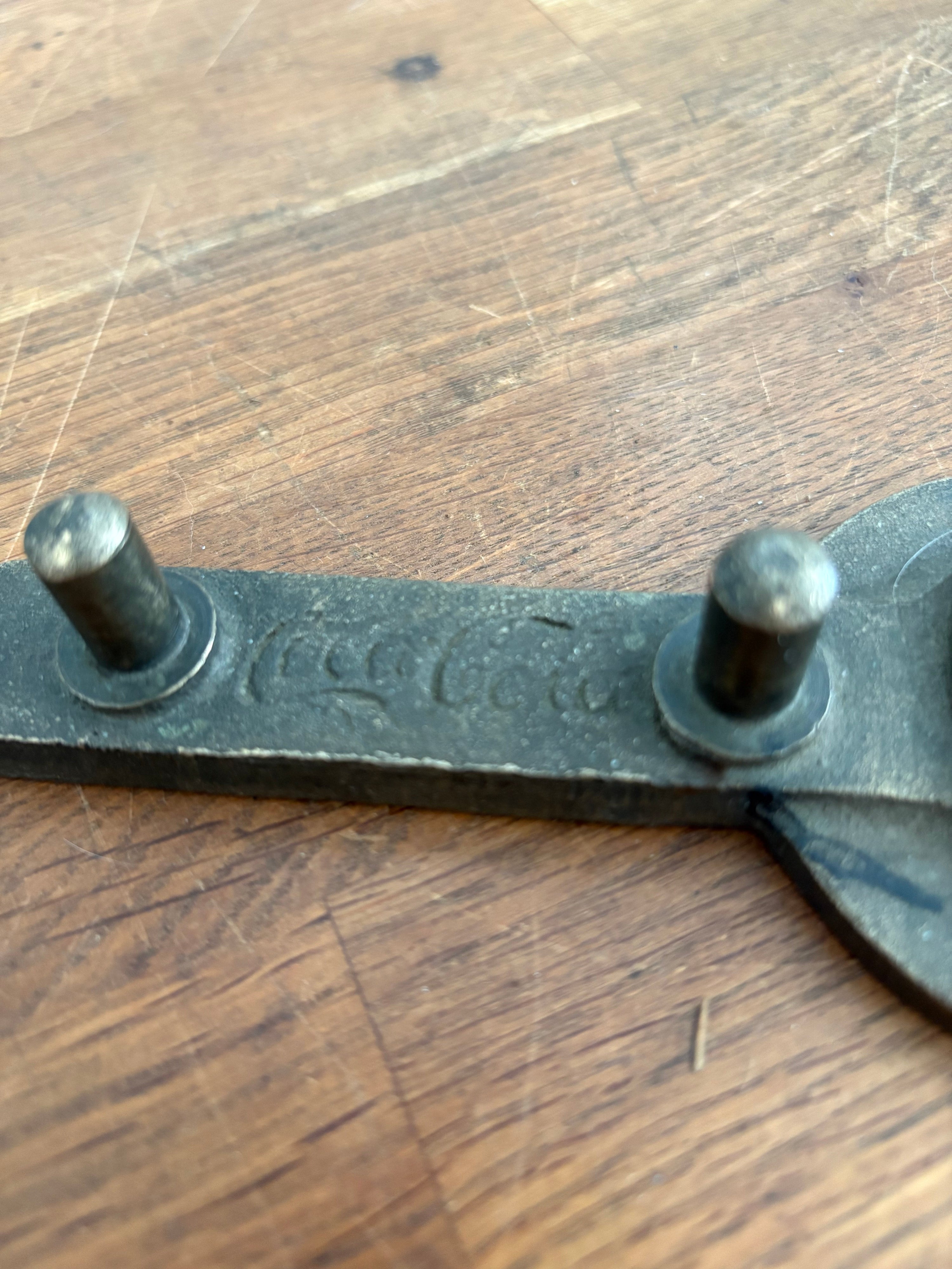 Unusual And Rare Coca Cola Barrel Spanner / Mechanic Spanner In Bronze