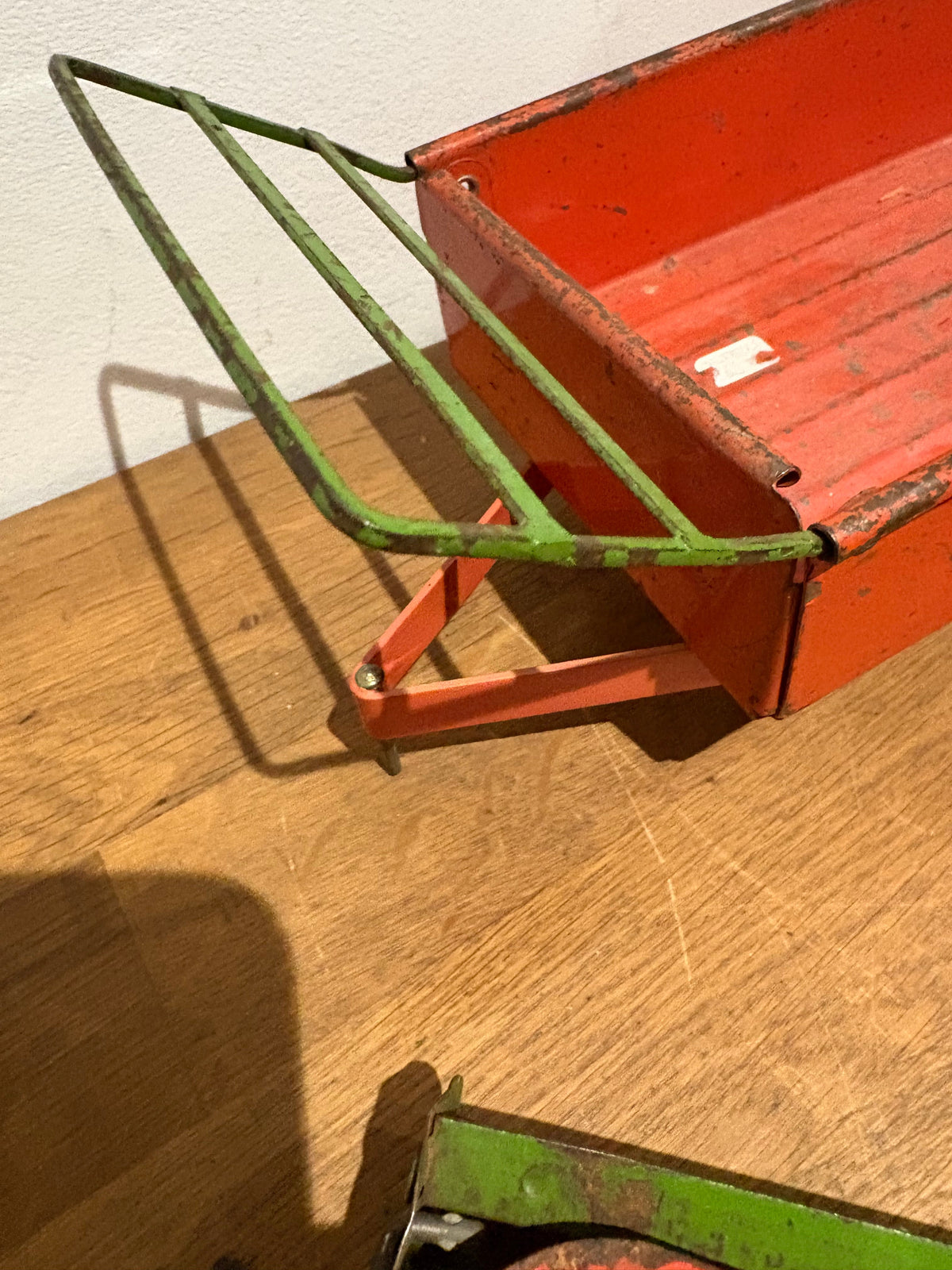 Vintage Mettoy Tin Plate Tractor And Trailer And Other Bits, Spares Or Repairs