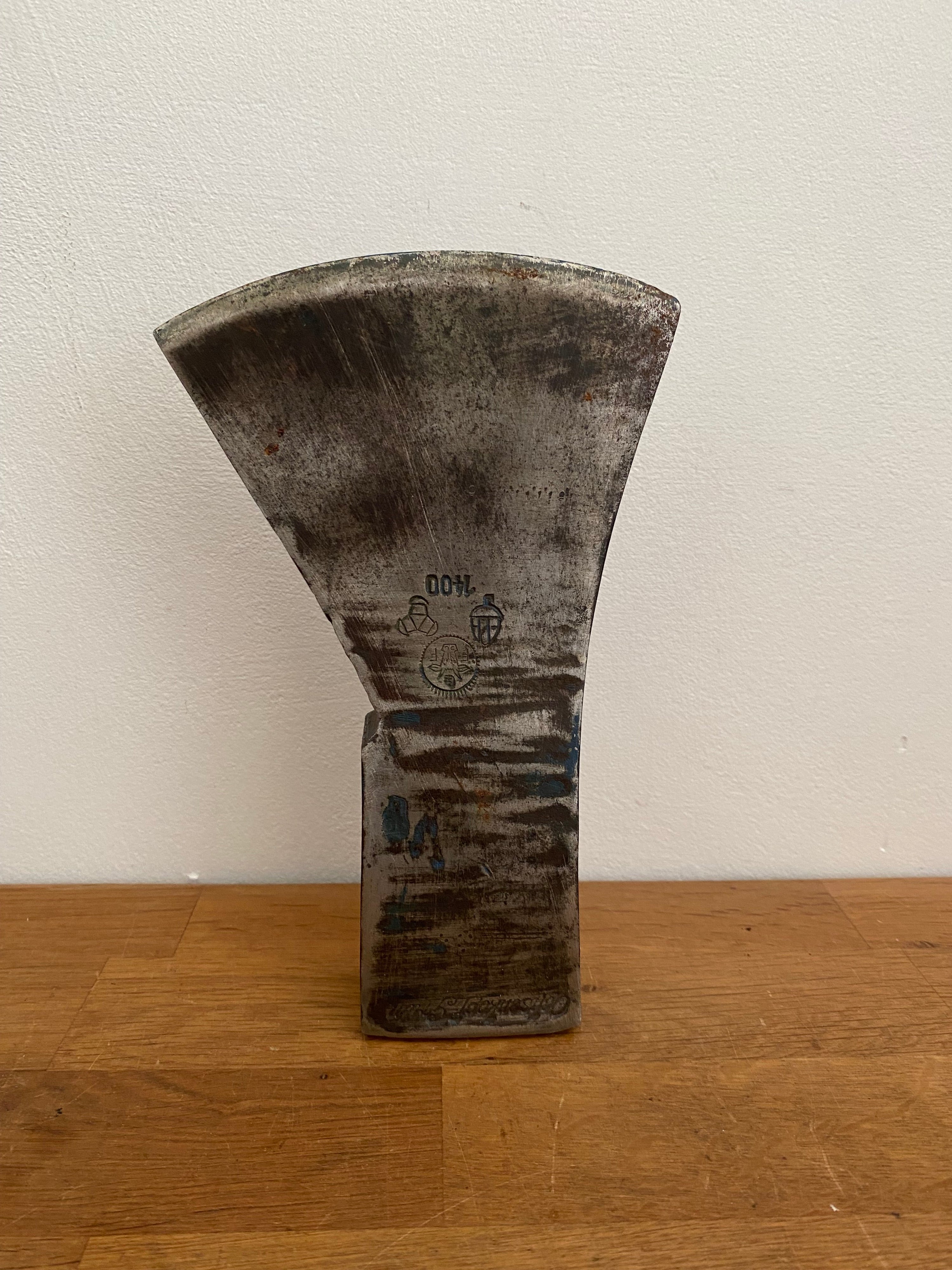 Rare Ochsenkopf Grun vintage axe head .