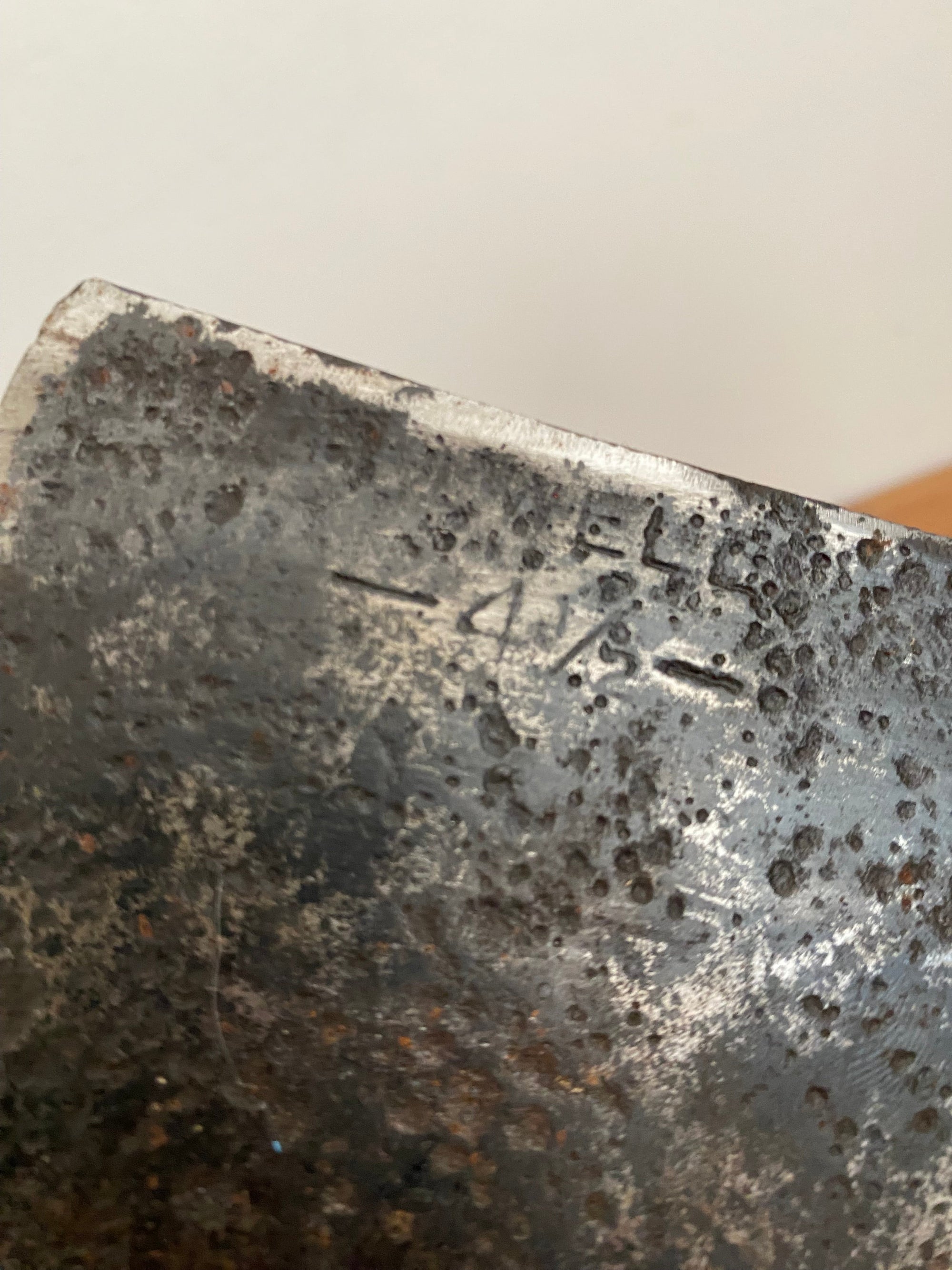 Vintage Elwell axe head 4 1/2 .