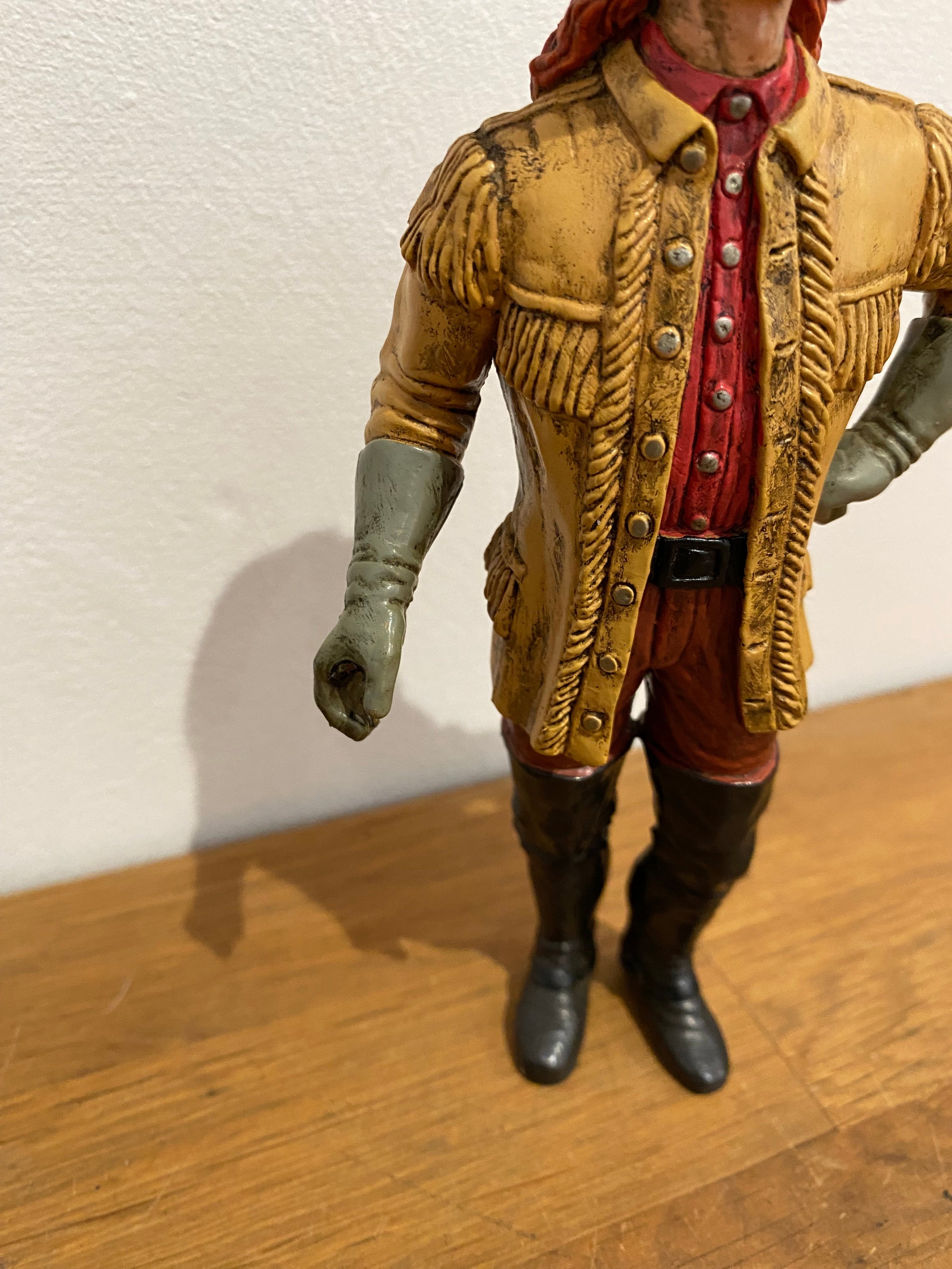 Vintage Comansi Wild West Series Buffalo Bill , 7 Inch Plastic Figure