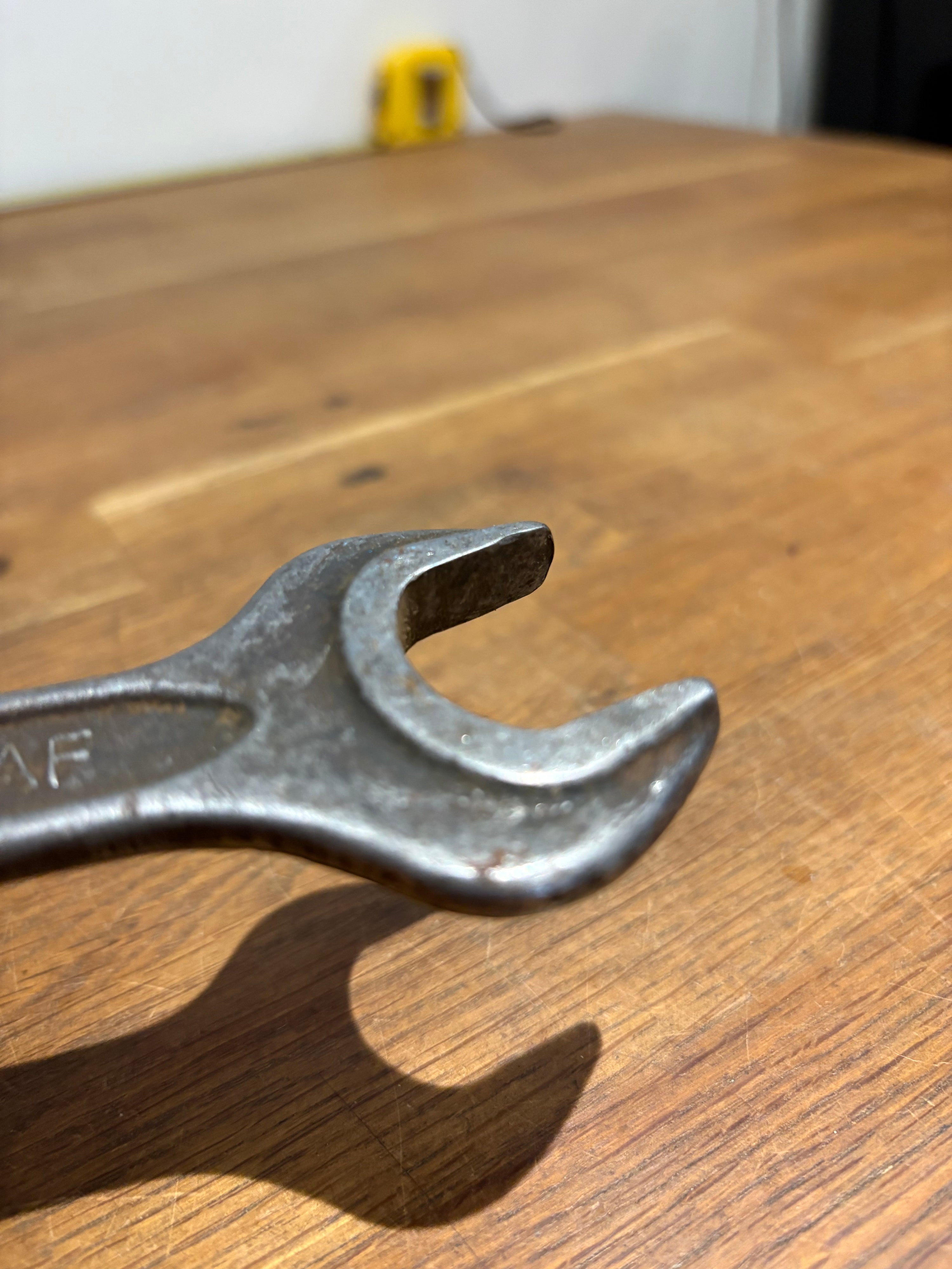 Vintage Gedore No895 Spanner , 1 1/8af, 15/16 Af. Open Ended Soanner