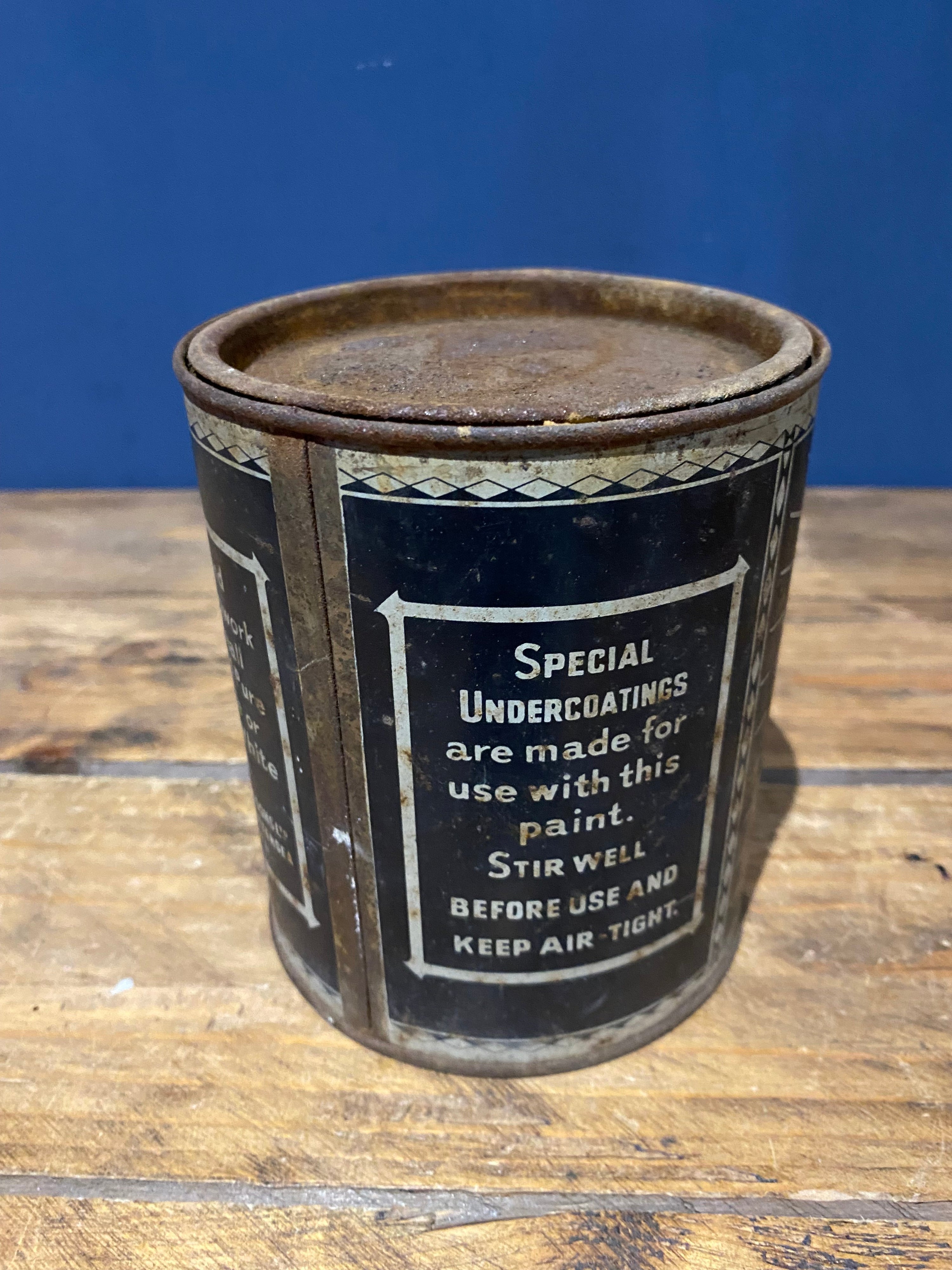 Antique / Vintage. Rare Carson’s Paint Tin , Full , As Found Condition
