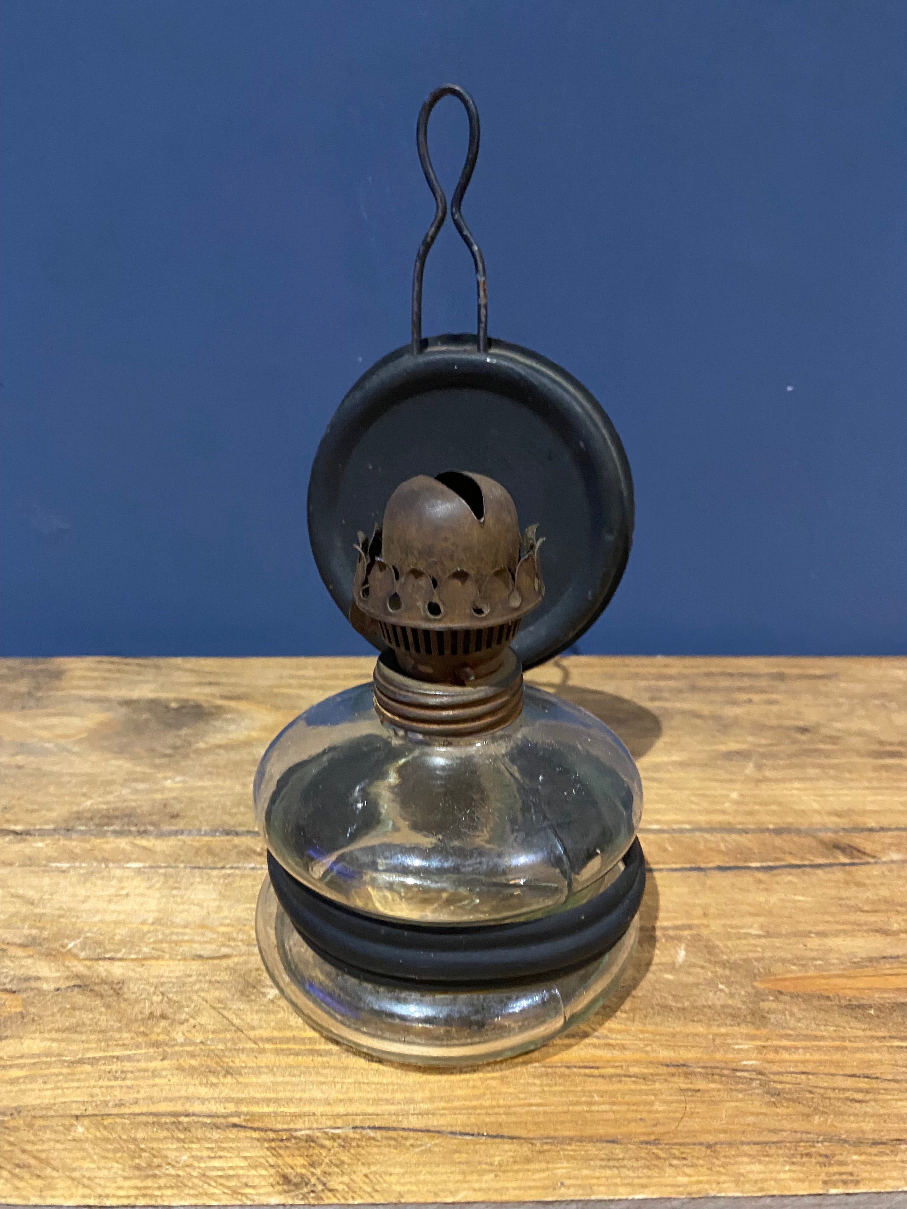 Vintage Pasabahce Istanbul Oil Lamp