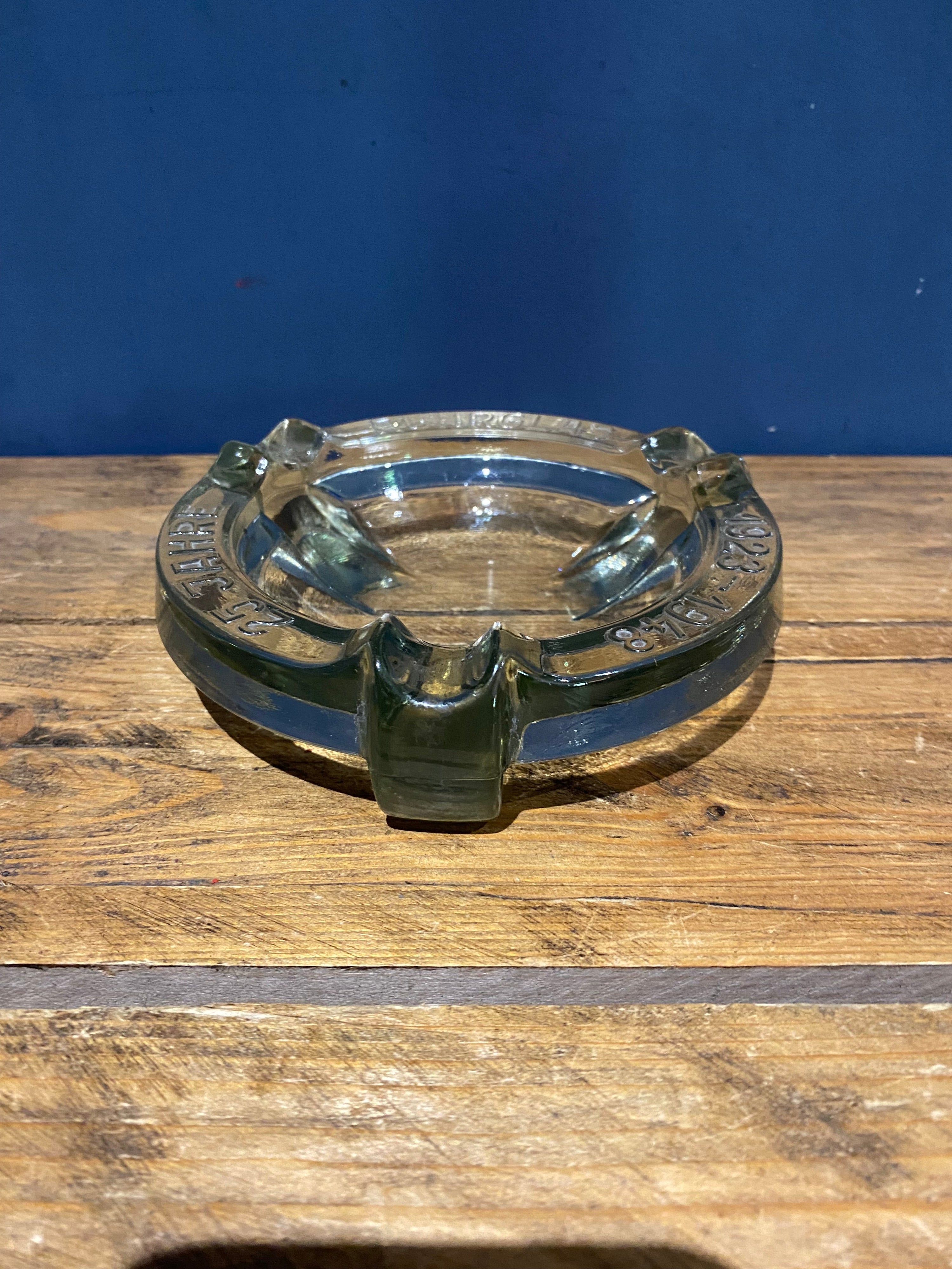 Vintage Ruhrglas 25 Year Anniversary Ashtray