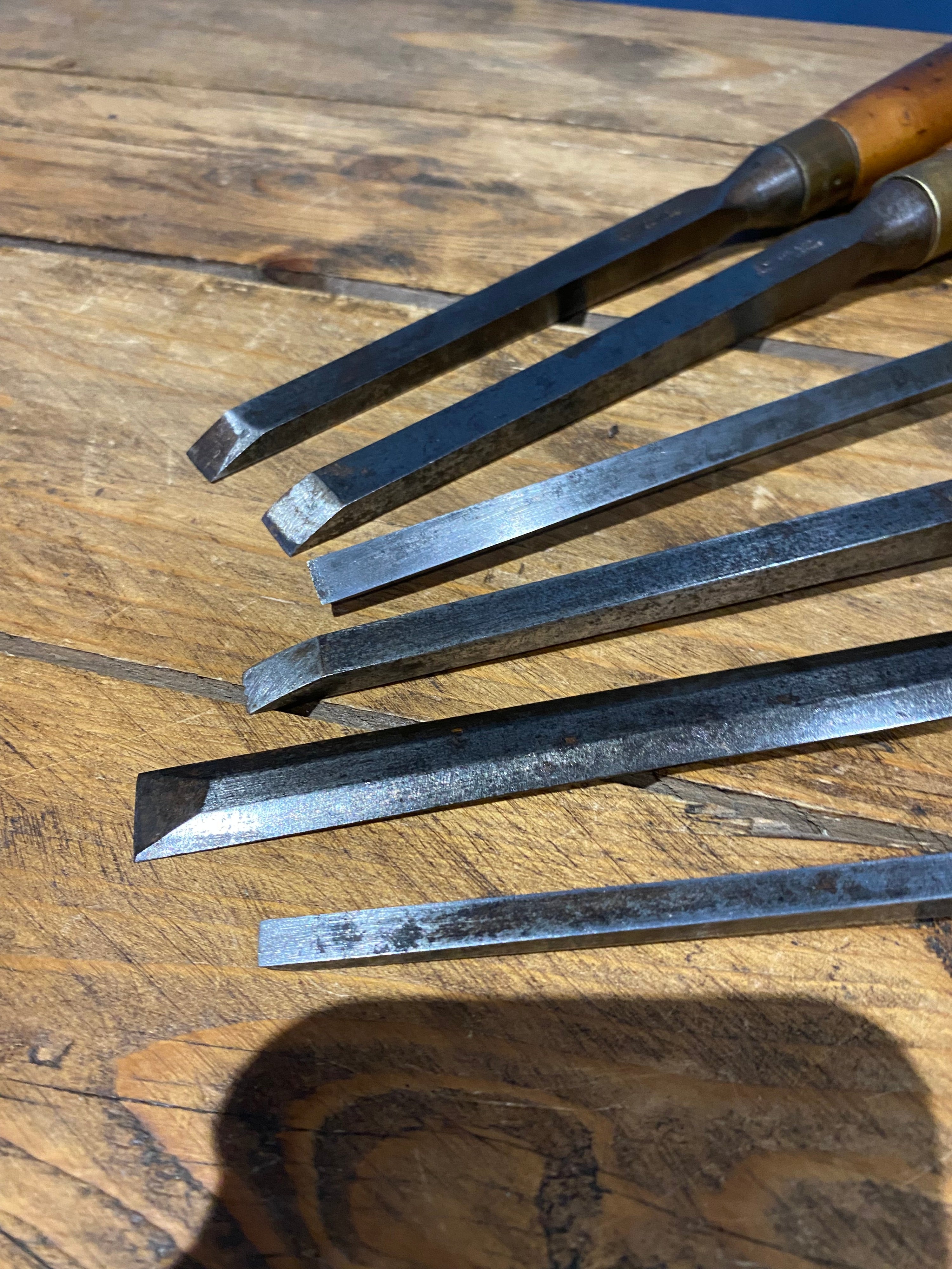 Vintage Nurse & Co ‘Invicta’ Chisels X 6, Nice Collection