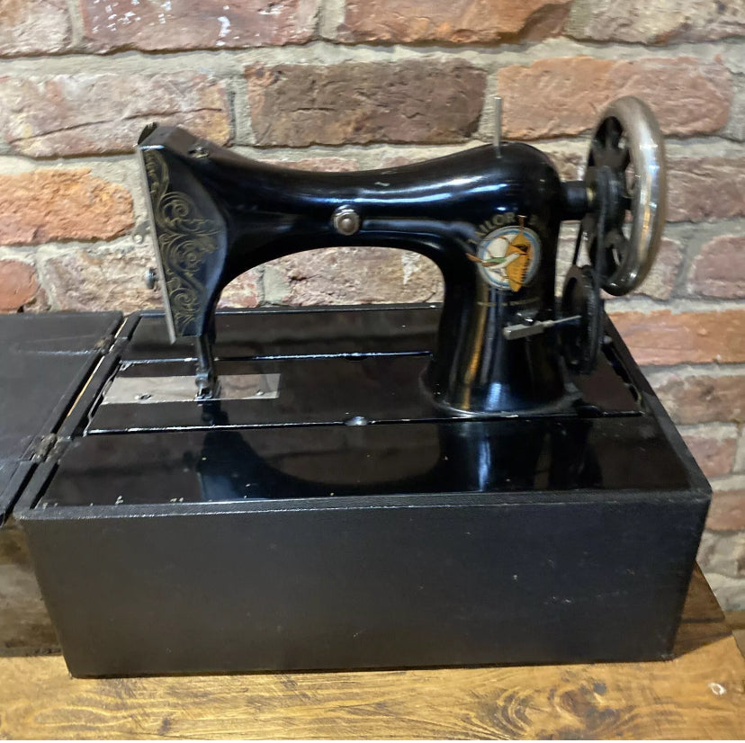 Vintage Tailor Bird Hand Crank Sewing Machine by Wilson Fox Antiques
