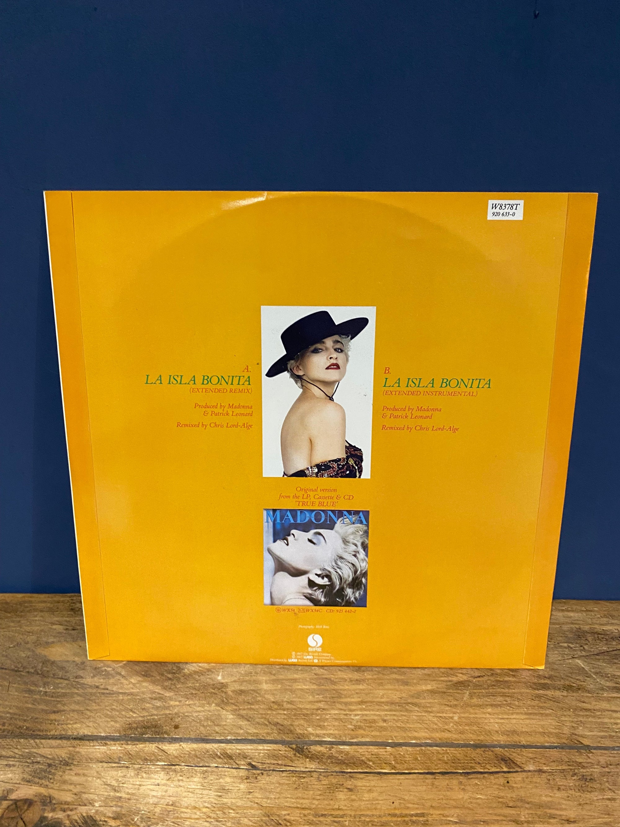 Madonna , La Isla Bonita. 12 inch single  | Buy vintage vinyl from Wilson Fox Antiques